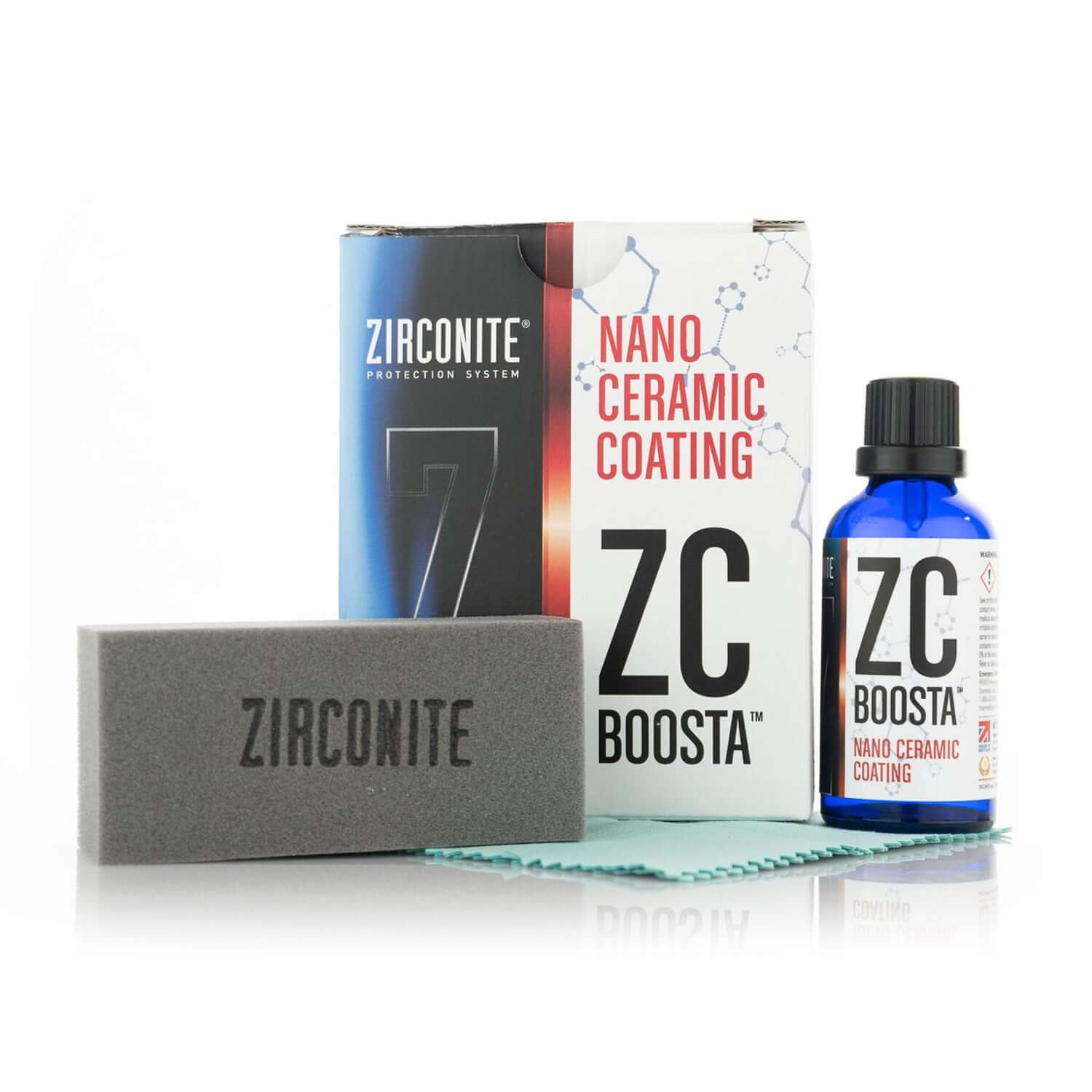 zirconite zc boosta 50ml ceramic coating booster complete kit
