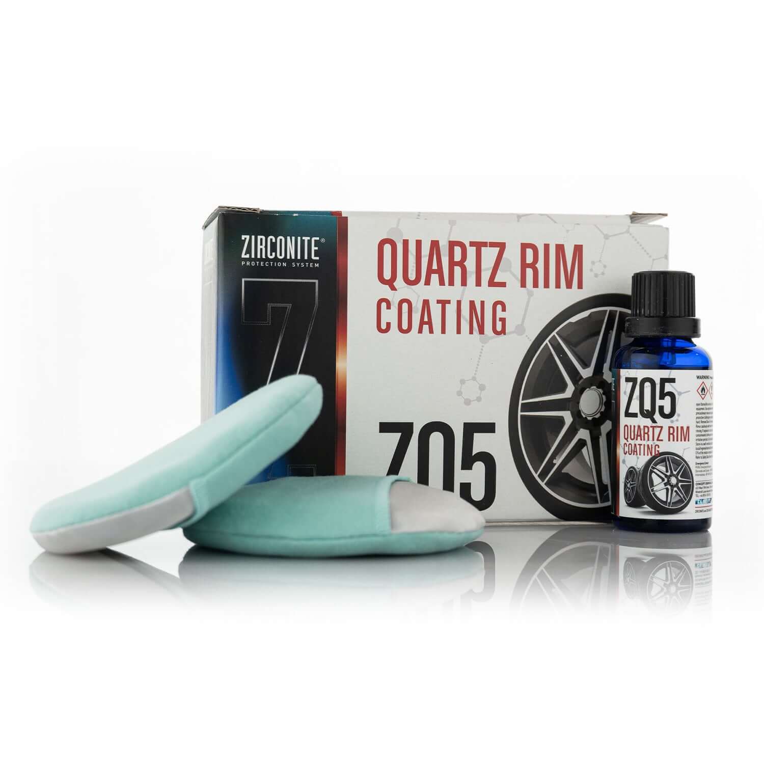 zirconite-zq5 4-year quartz nano coating for tire rims 30-ml kit
