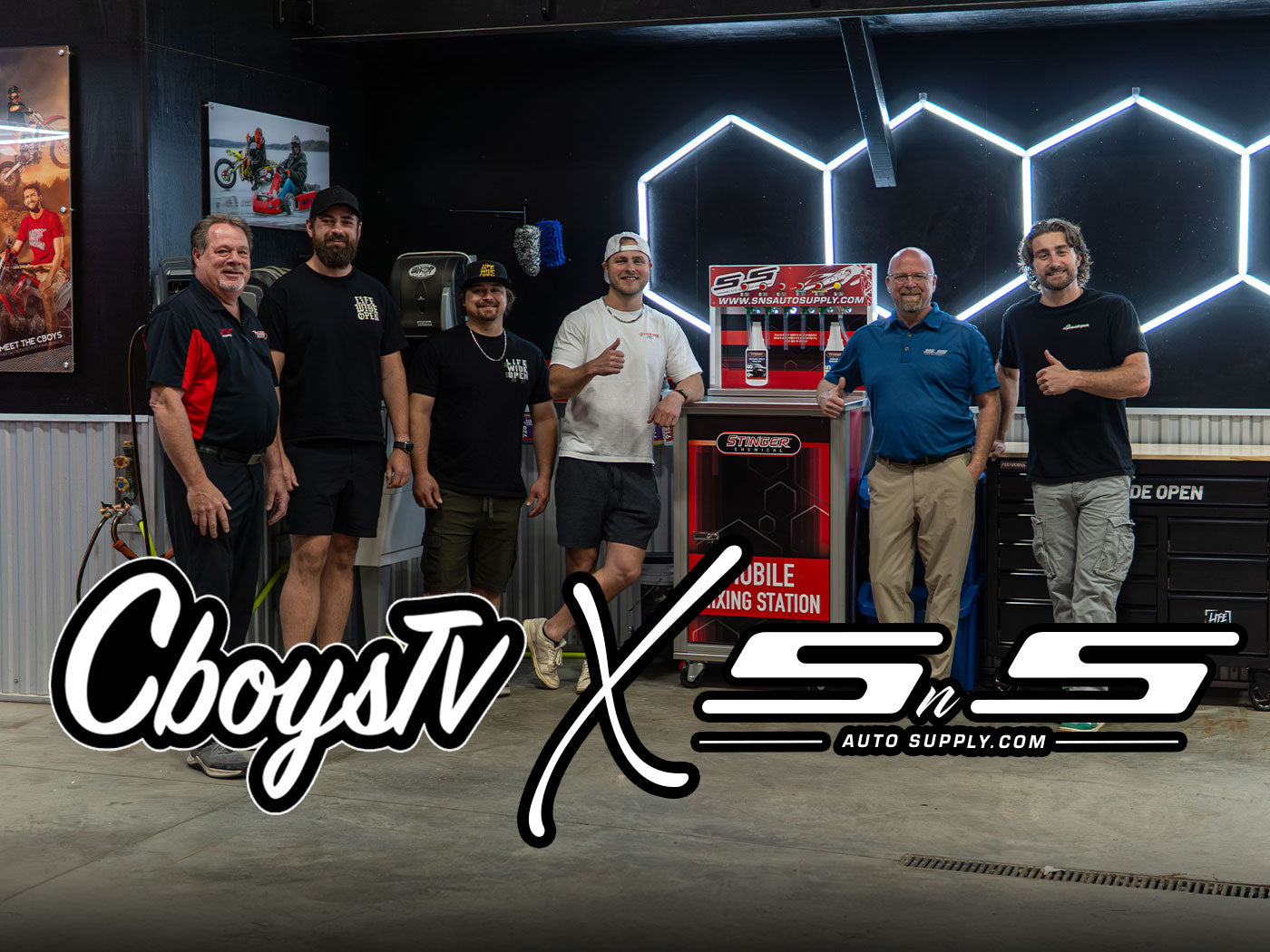 CboysTV with SNS in front of the new Stinger Chemical Mobile Mixing Station