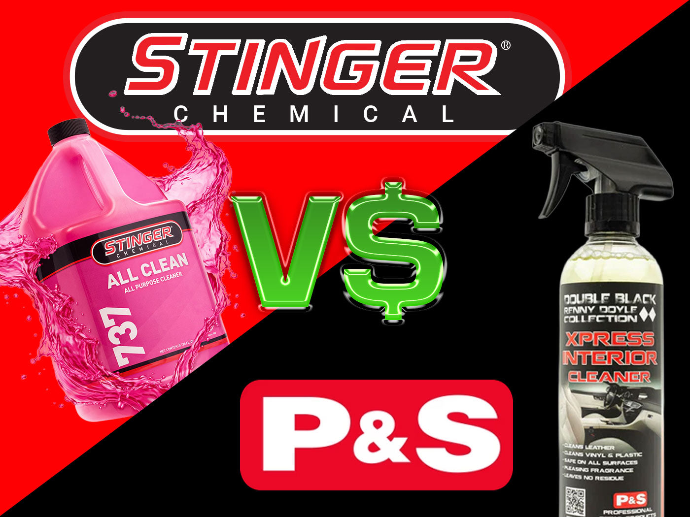 Stinger Chemical vs P&S - Dilution Ratios & Cost Breakdown