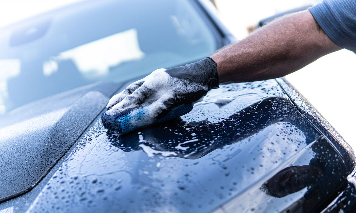 Clay Bar Used On Car Hood