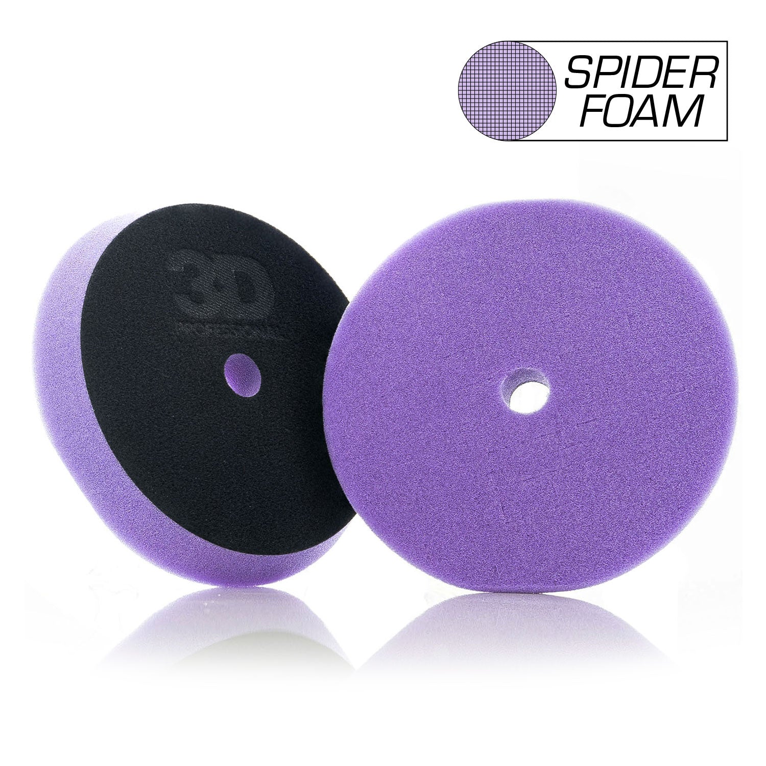light-purple-6-inch-spider-foam-pads-3D