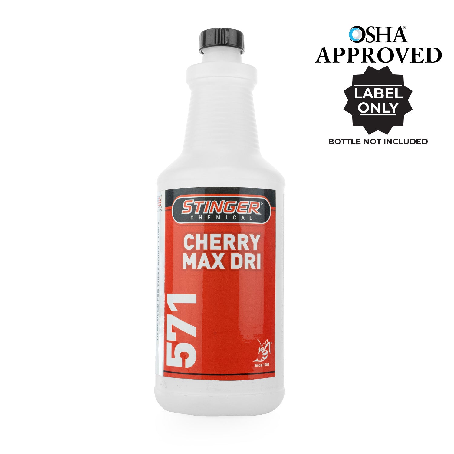 Cherry Max Bottle Label