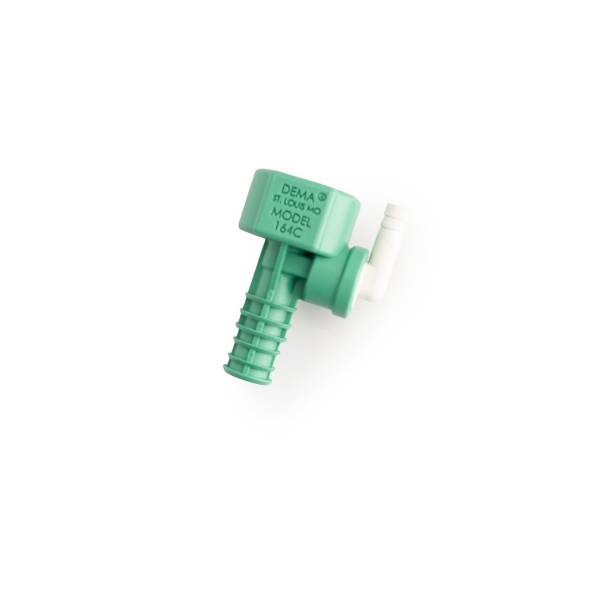 DEMA 61.99.2 Green Eductor Piece on a white background