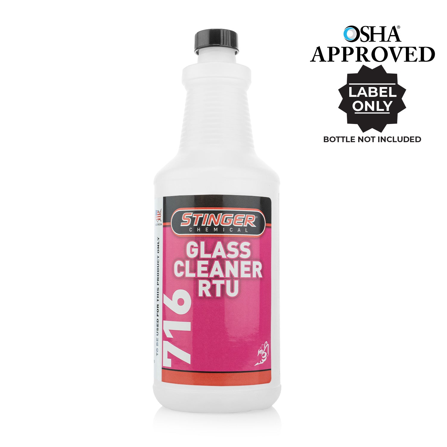 RTU Glass Cleaner SDS Label