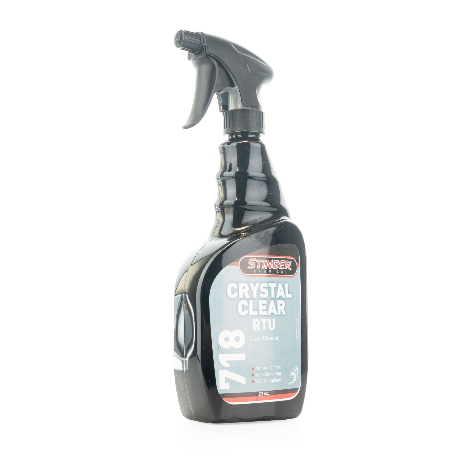 Crystal Clear Glass Cleaner spray bottle