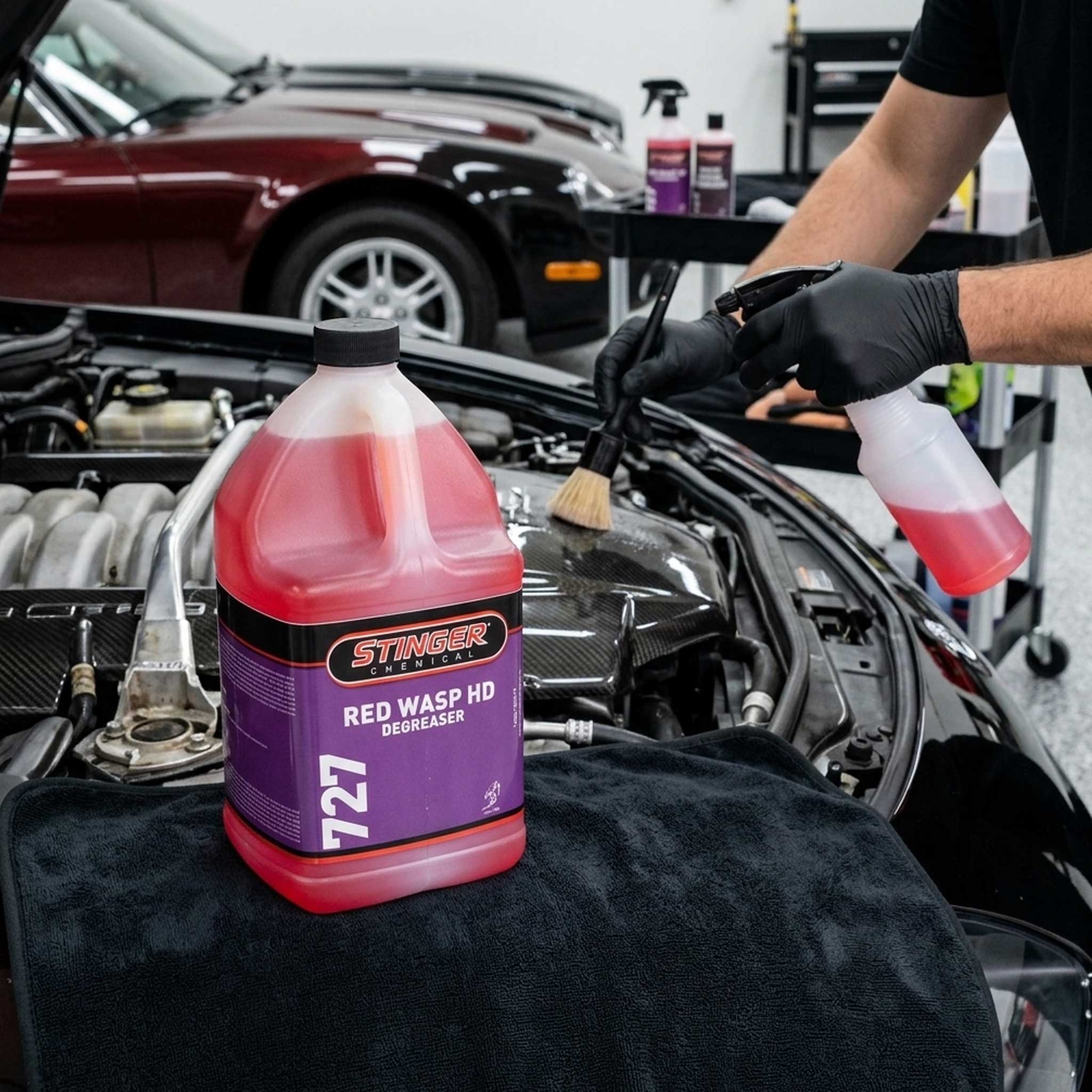 Red Wasp Hot Cinnamon Degreaser - Stinger Chemical 727