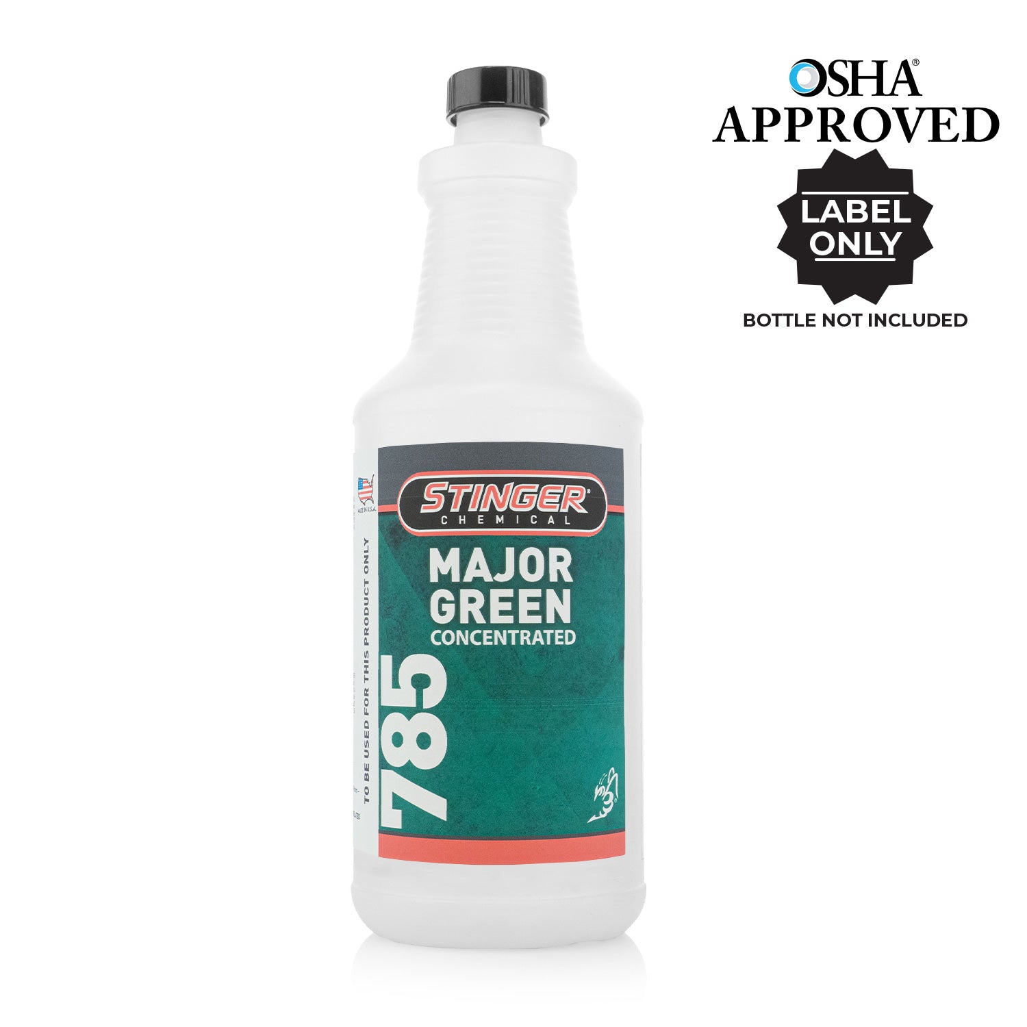 Major Green SDS Label