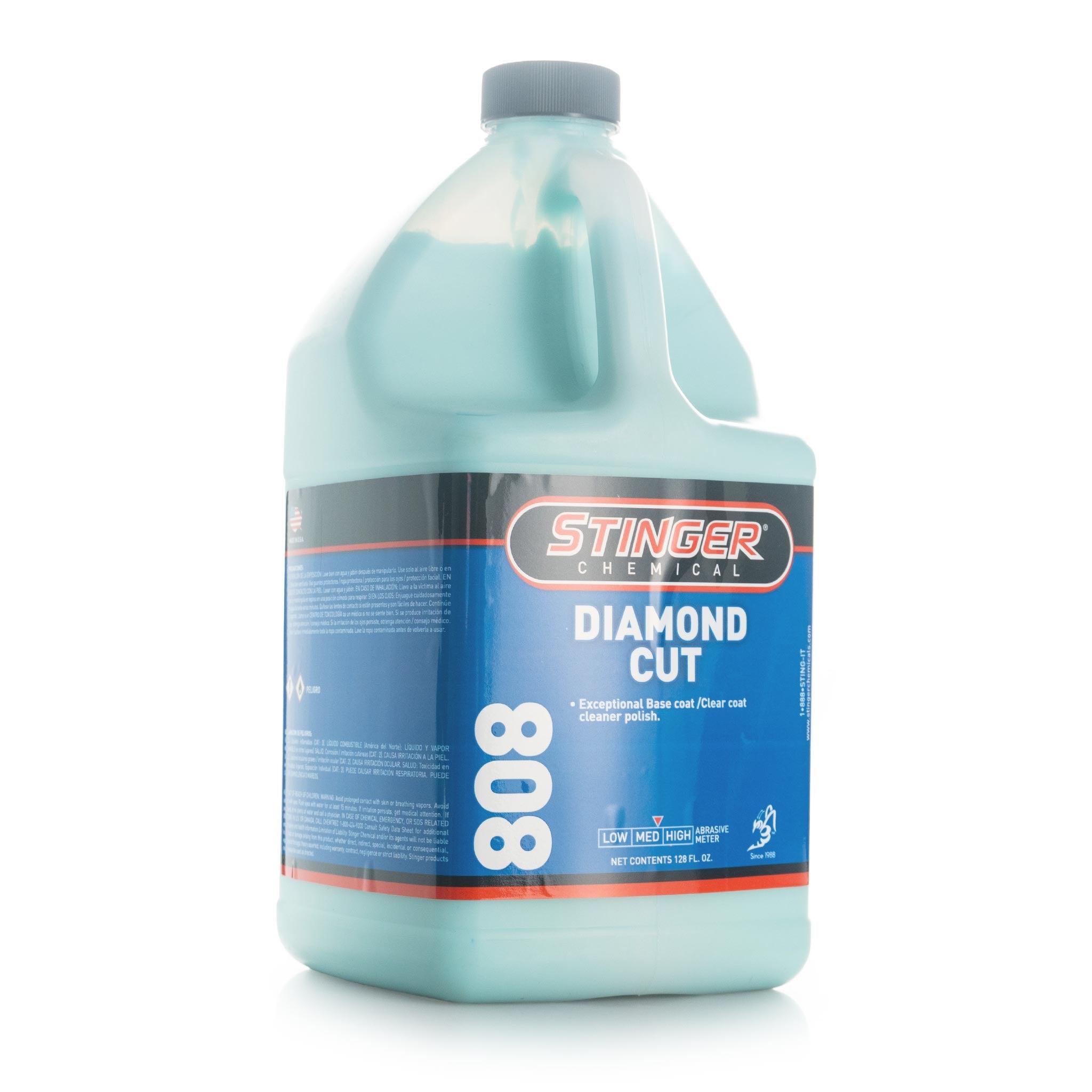 Stinger Chemicals Diamond Cut 808 bottle on a white background