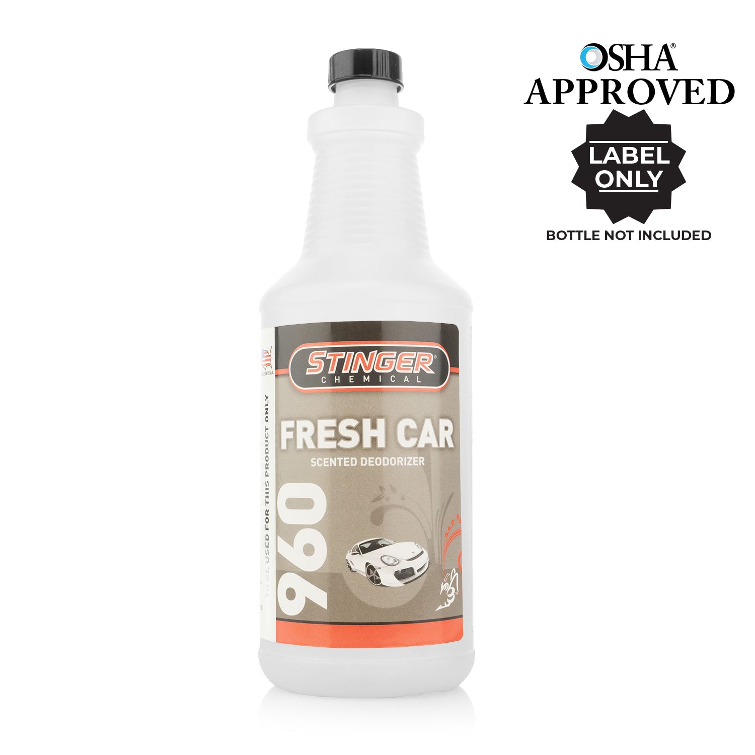 Fresh Car Scent Spray SDS Label