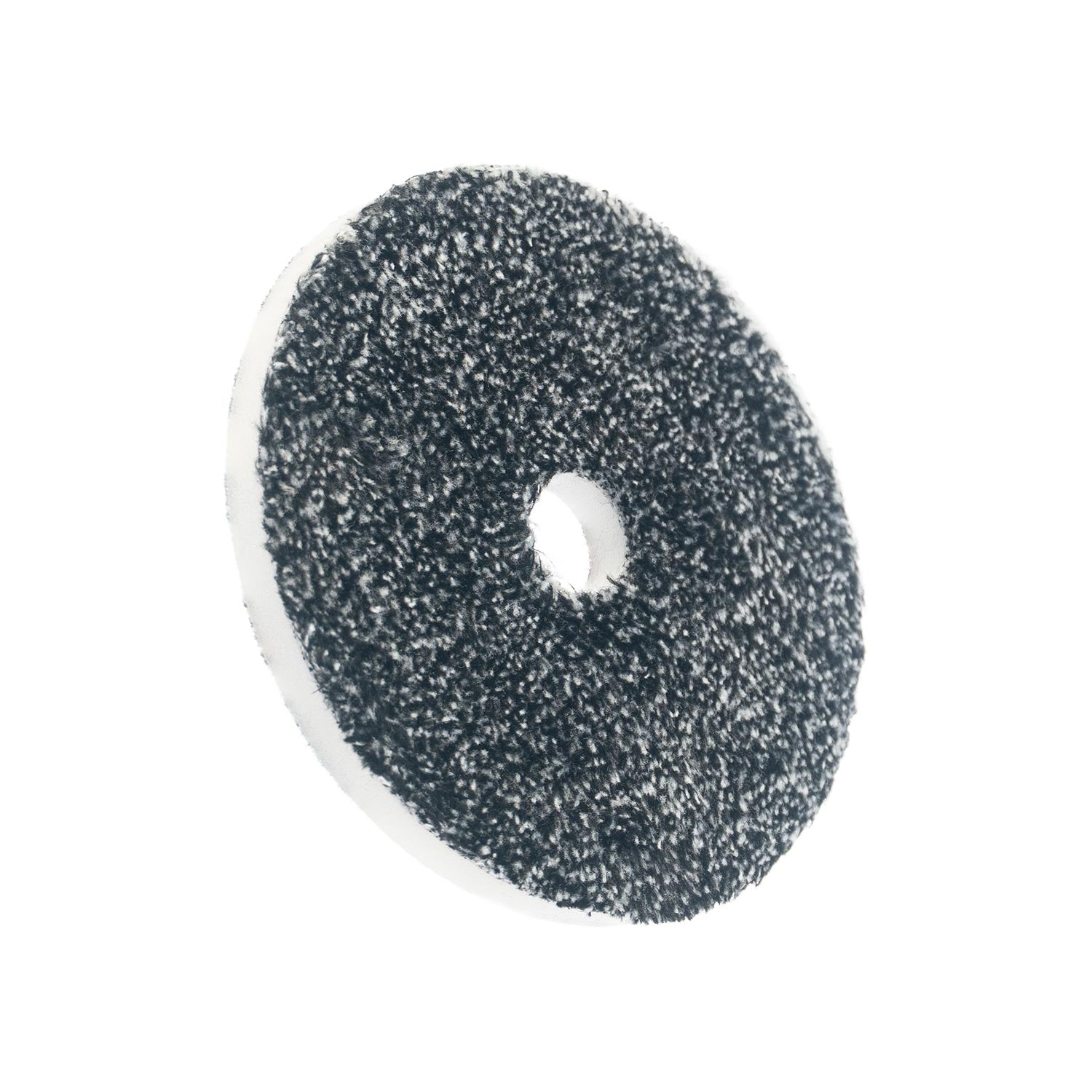 Urofiber black and white 5 inch pad  on a white background