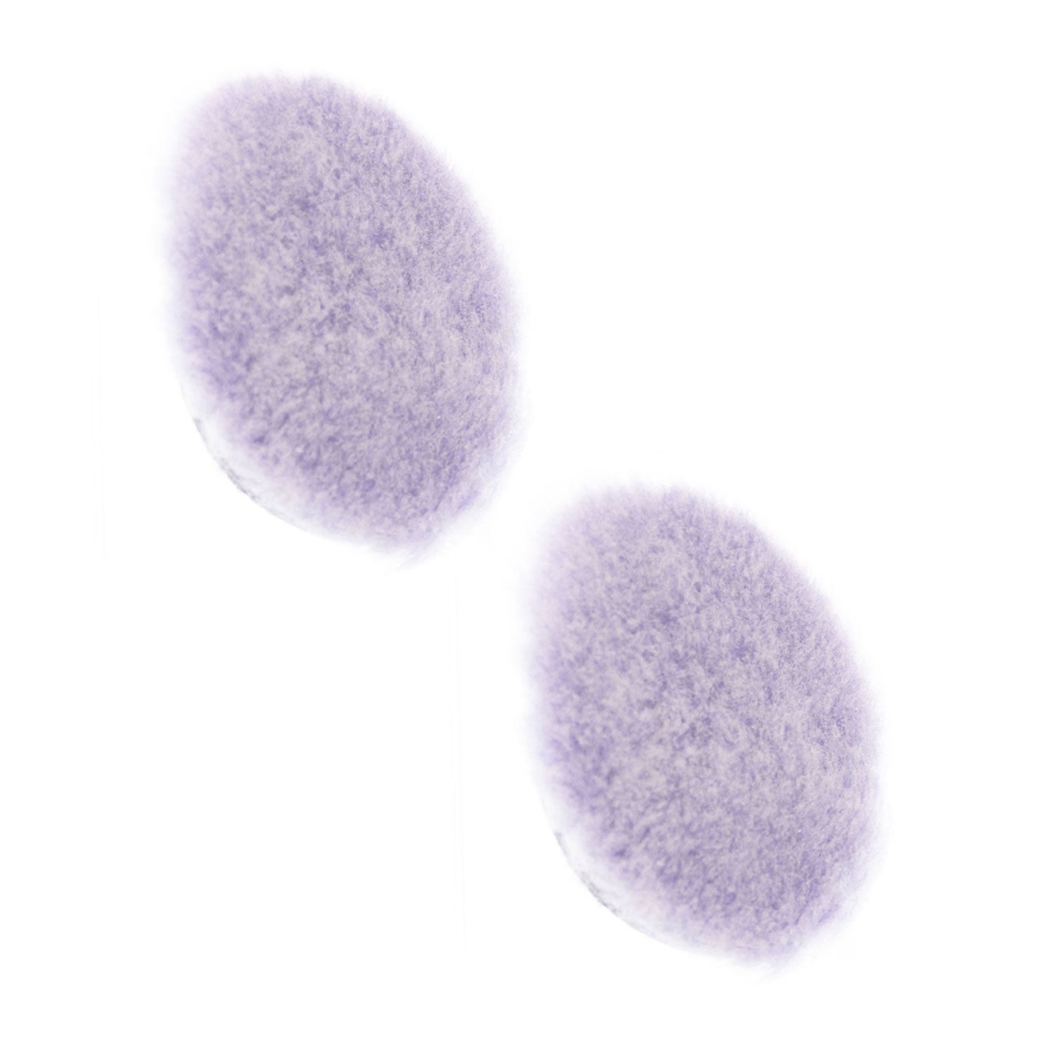 3 inch urowool purple pads on a white background