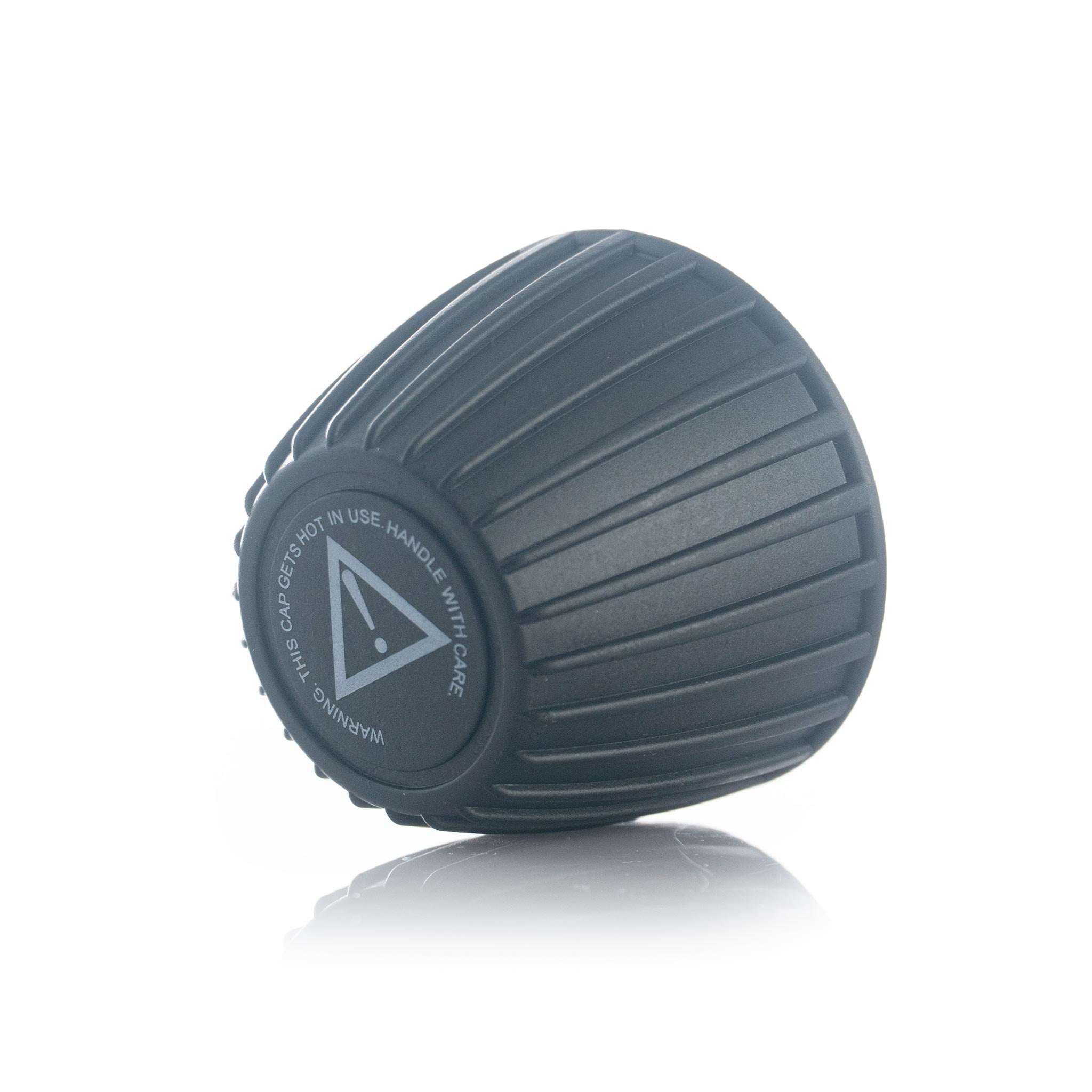 car detailing steamer cap on a white background