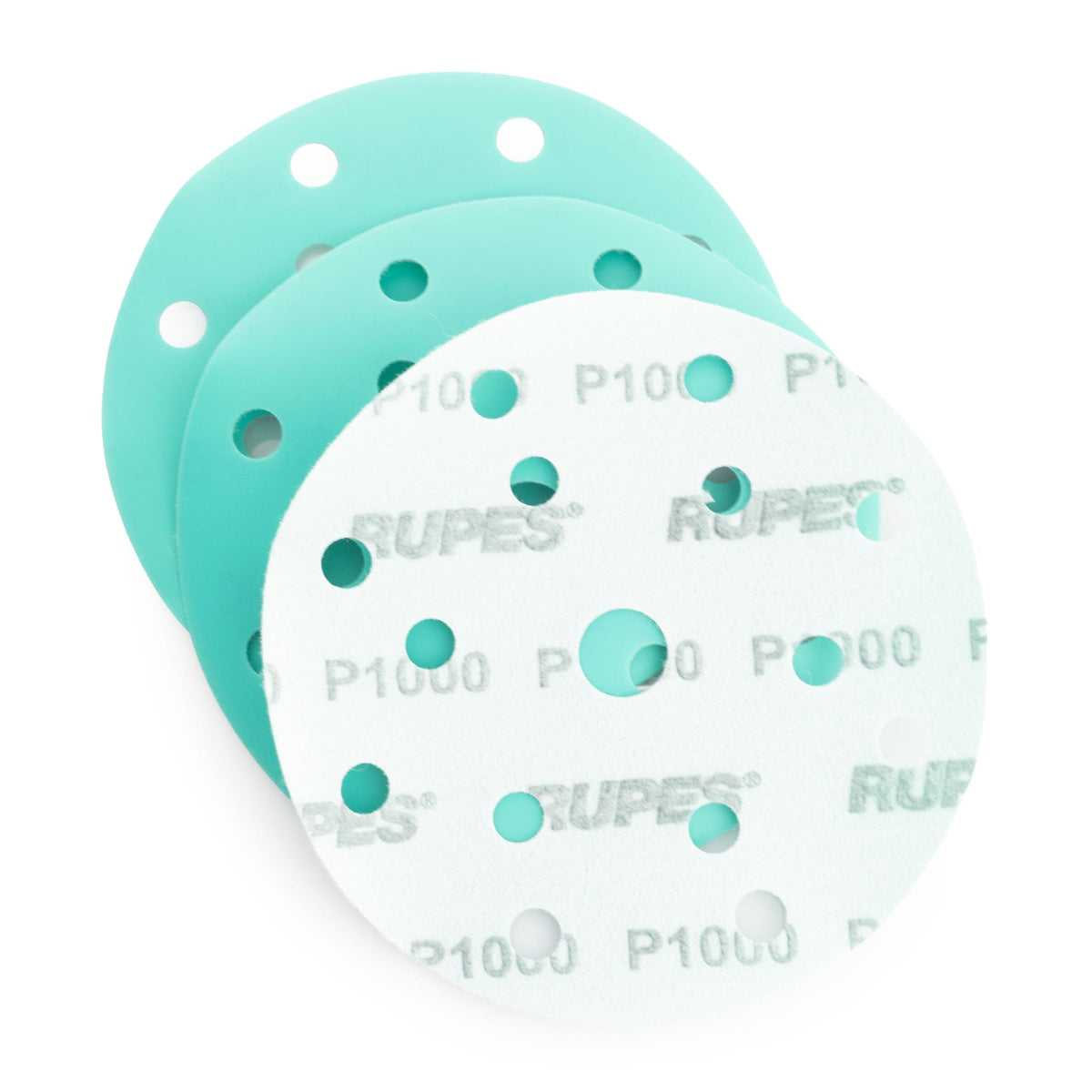 RUPES PROCUT P1000 abrasive film discs 9.45FD1000, 6 inch 150mm body shop discs