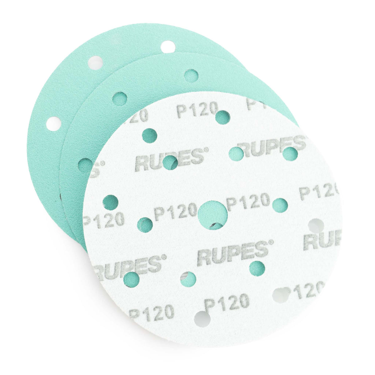 RUPES PROCUT P120 abrasive film discs 9.45FD120, 6 inch 150mm dry sanding discs
