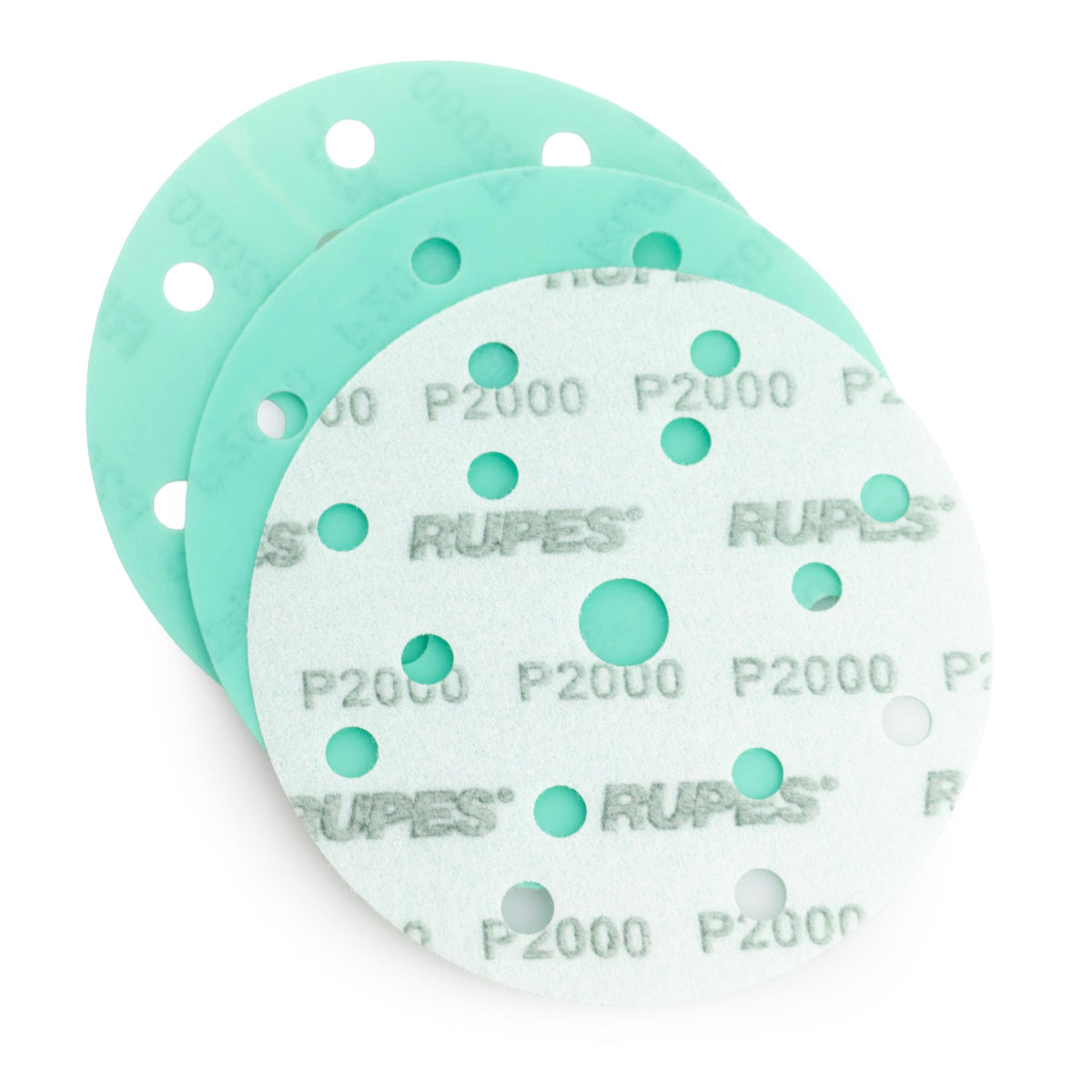 RUPES PROCUT P2000 abrasive film discs 9.45FD2000, 6 inch 150mm fine finishing discs
