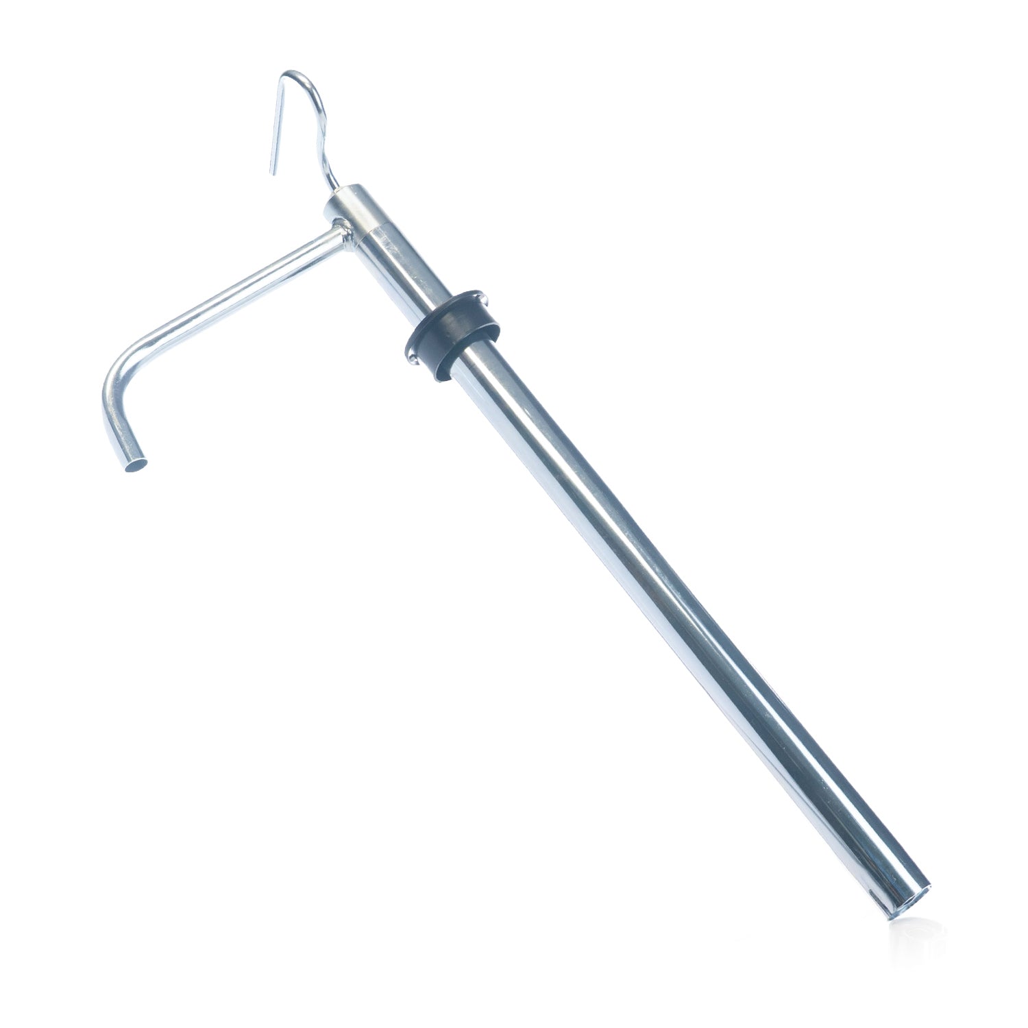 Stainlesss Steel Metal Pail Pump on a white background