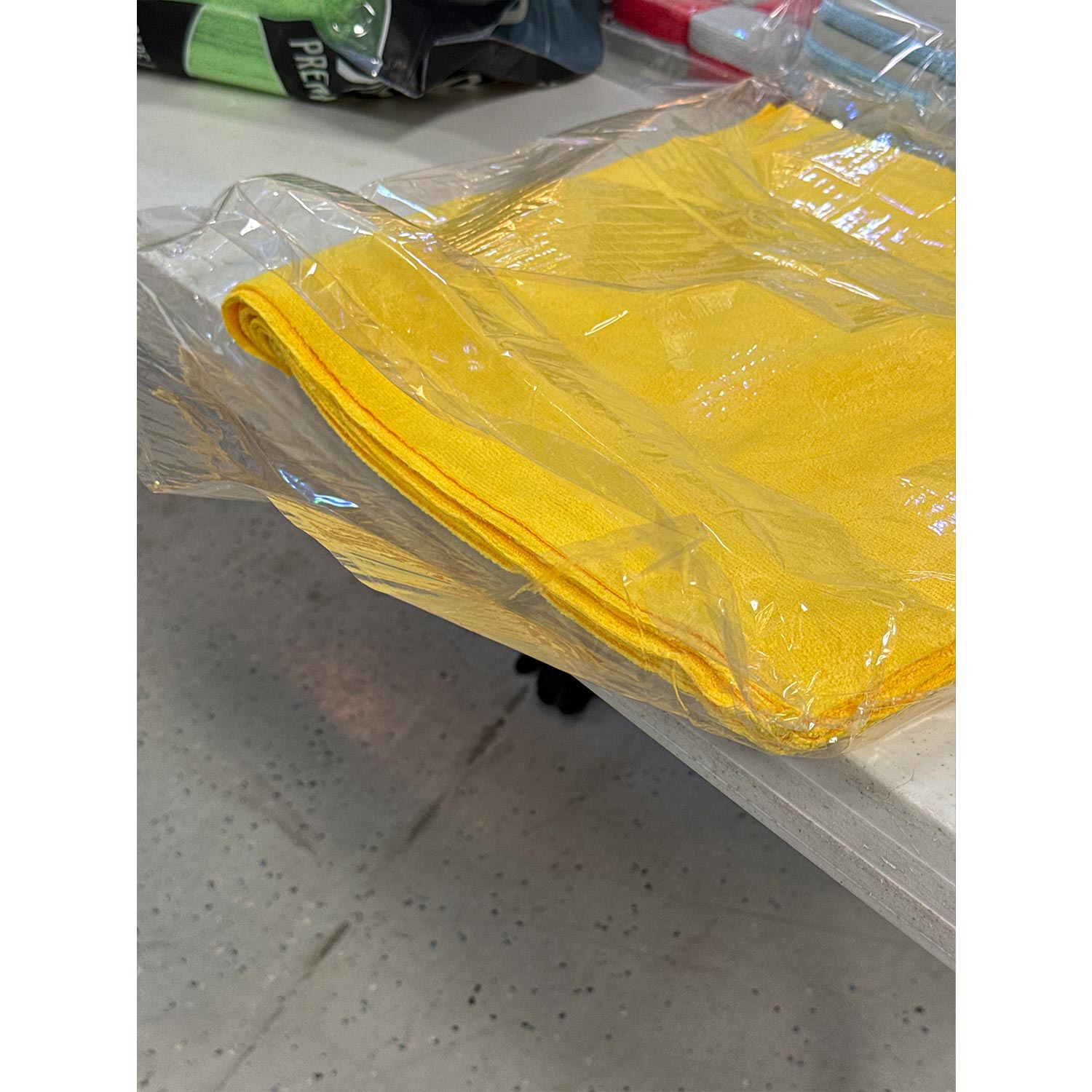 Yellow Edgeless Towels in Bulk