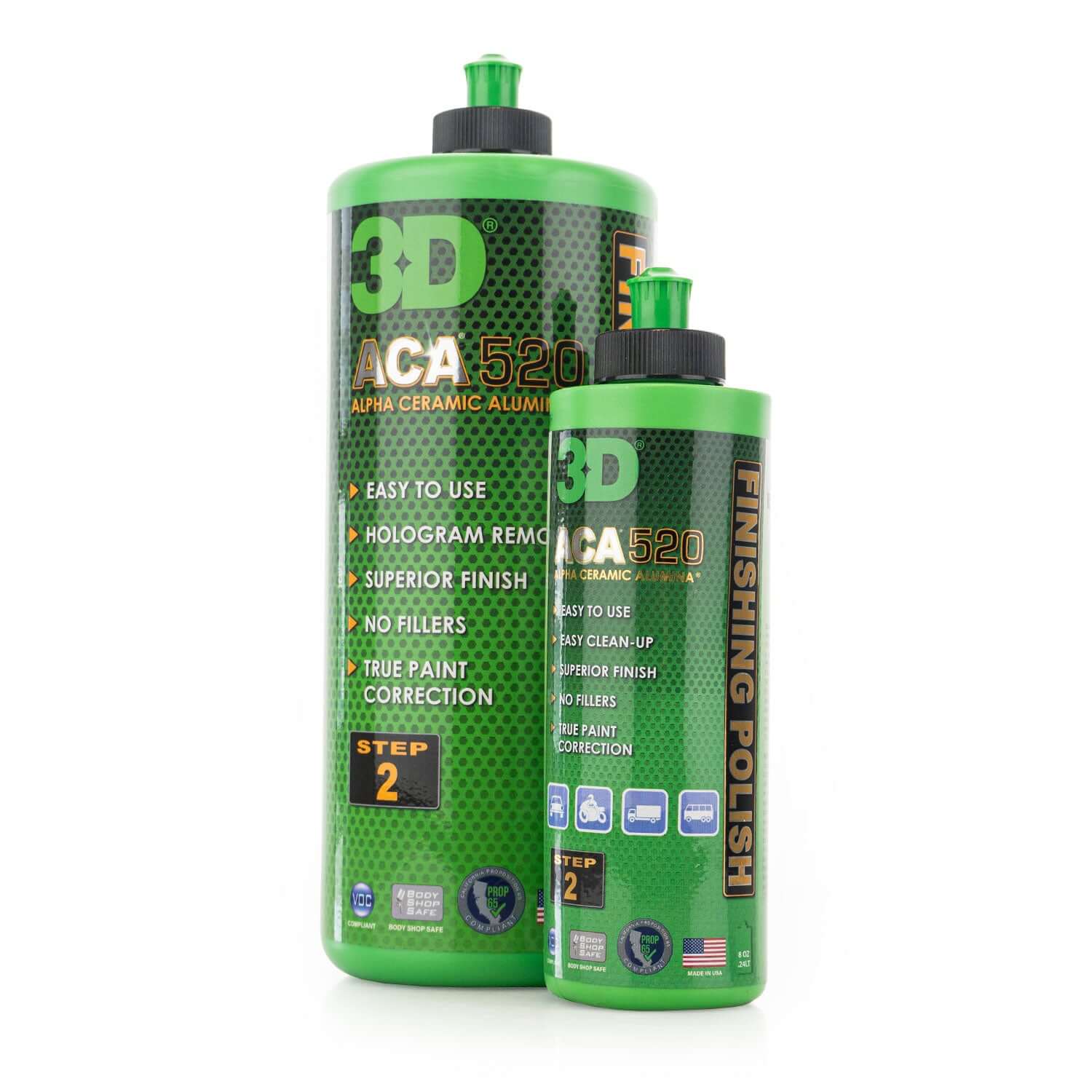 3D ACA 520 Finishing Polish - Made in the USA