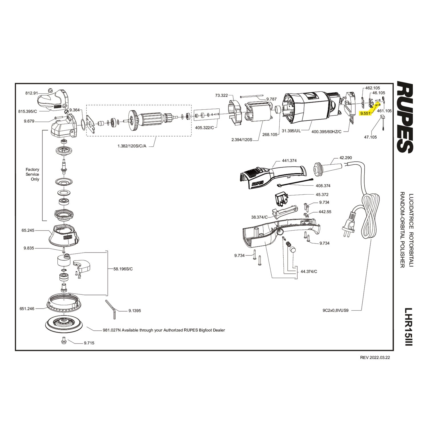 lhr15 screw part guide