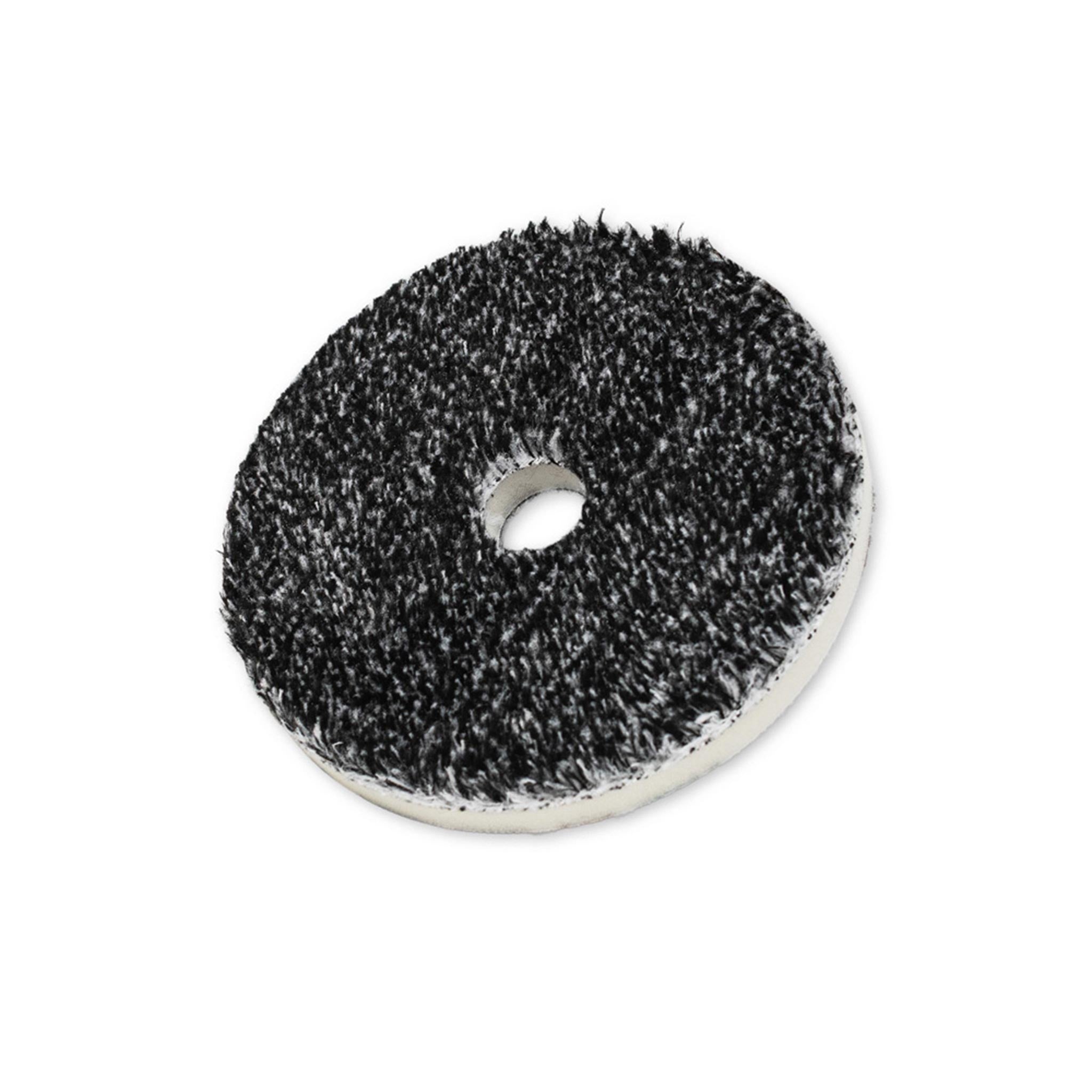 Salt and Pepper Microfiber buffing pad on a white background