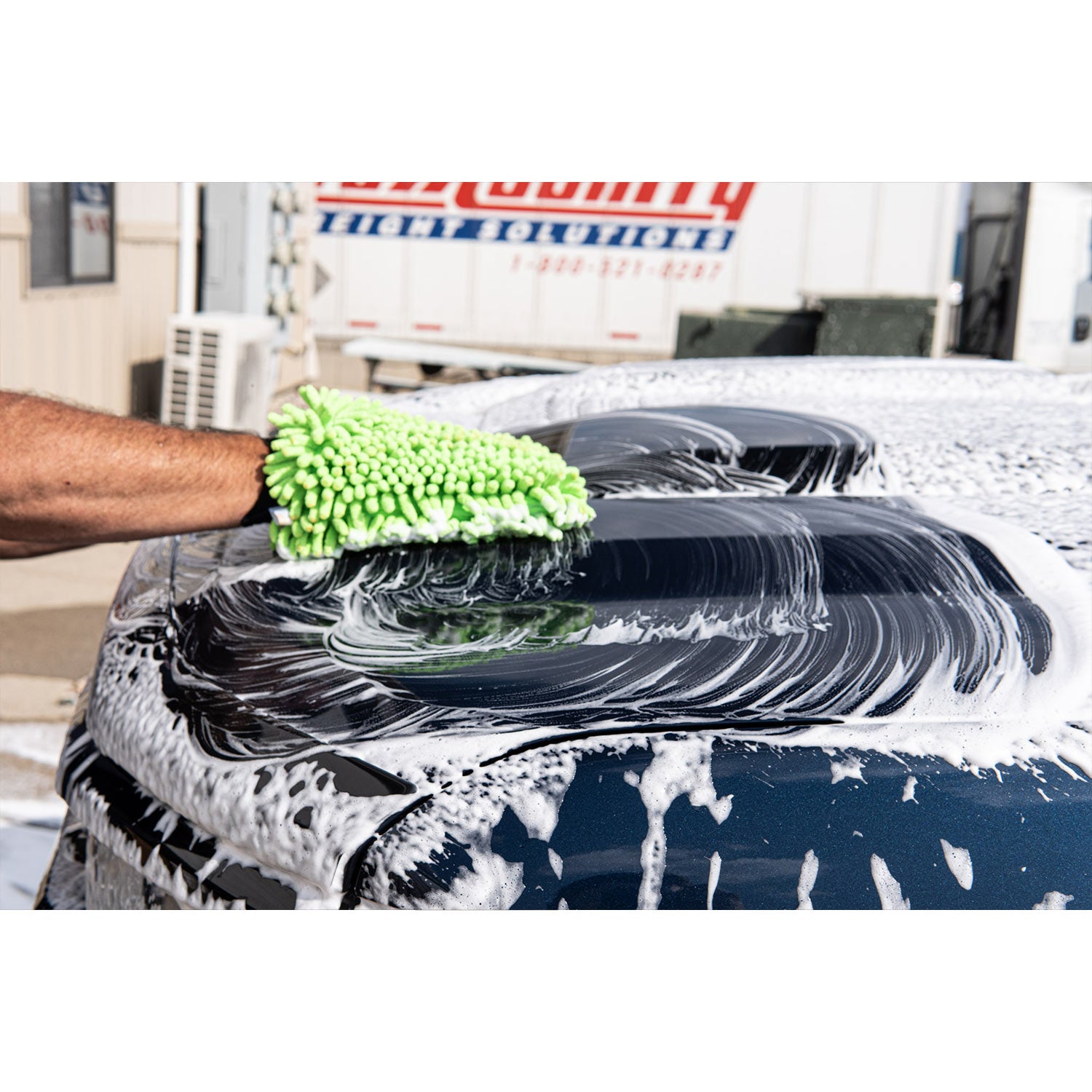 Nasiol Car Wash Mitt – Dual Sided Super Soft Chenille