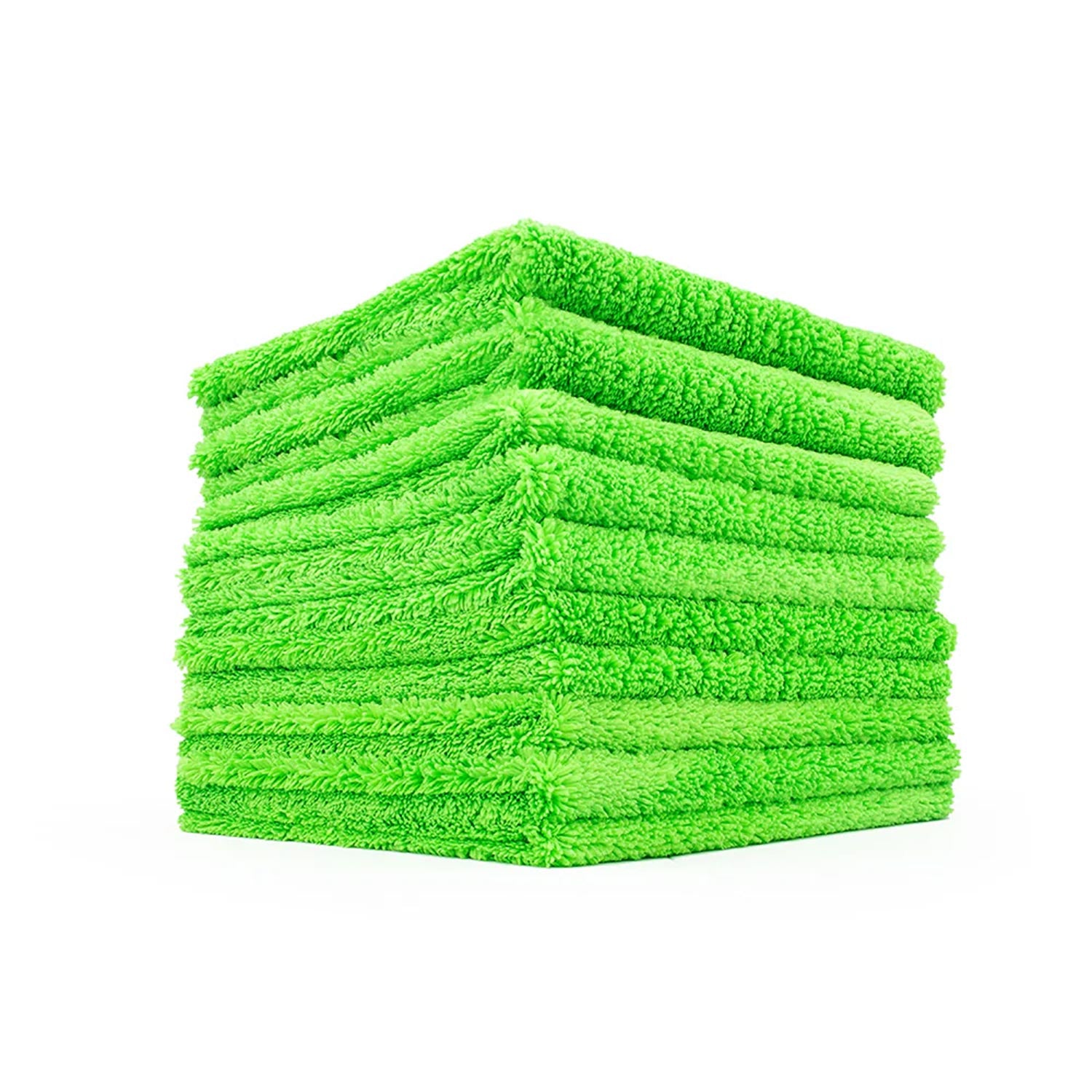 10 pack of lime green towels