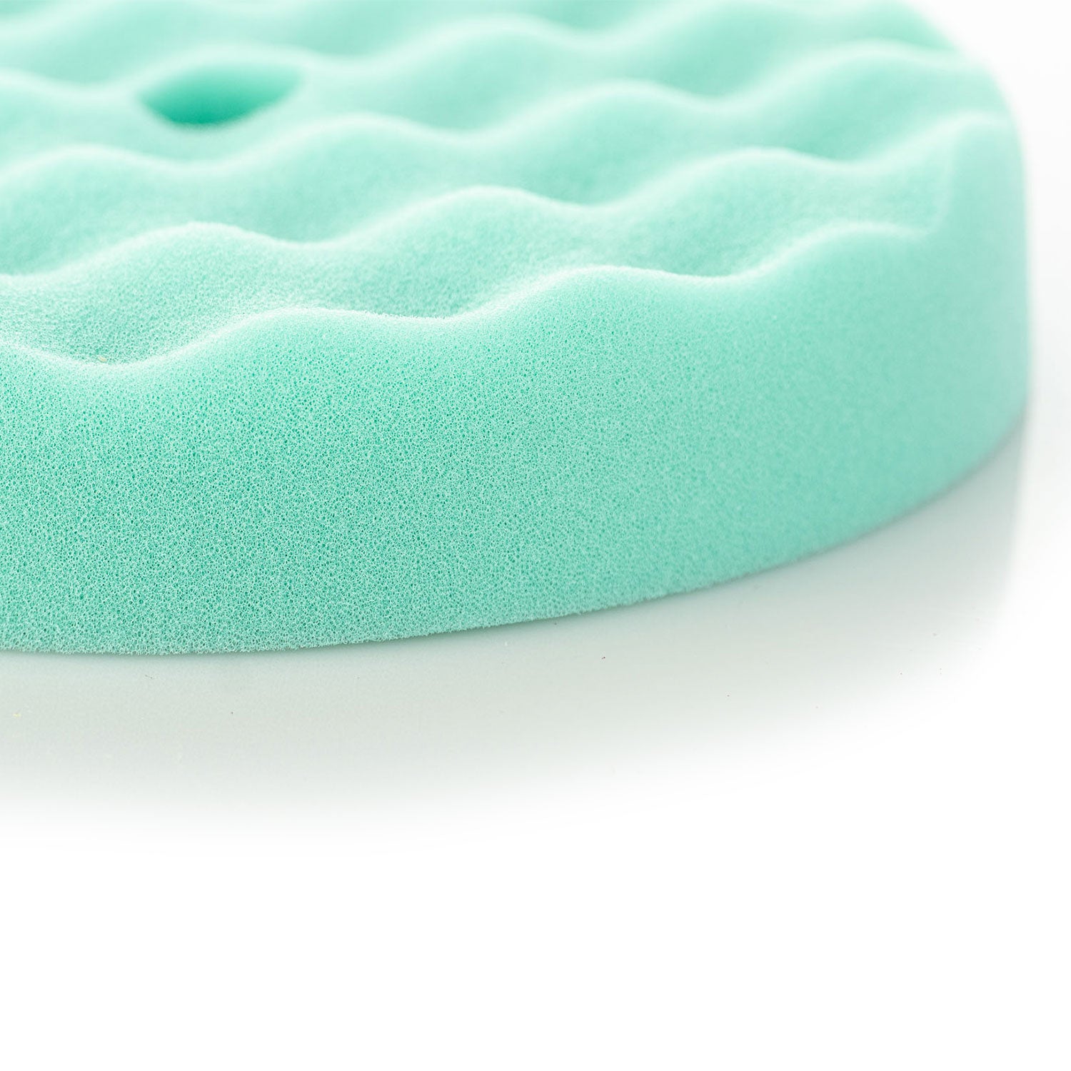 waffle-foam-cutting-pad-8-inch-green-cutting-pad-close-up