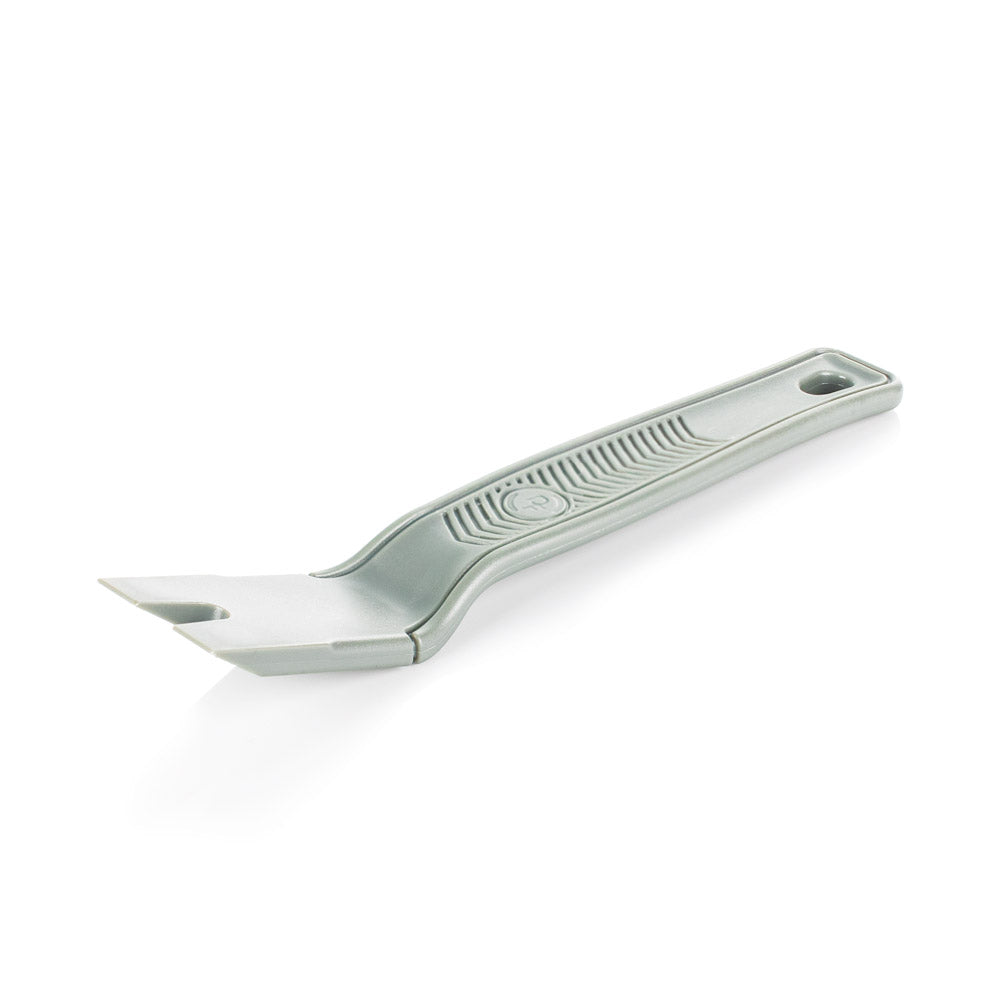 Wide fork trim remover tool on a white background