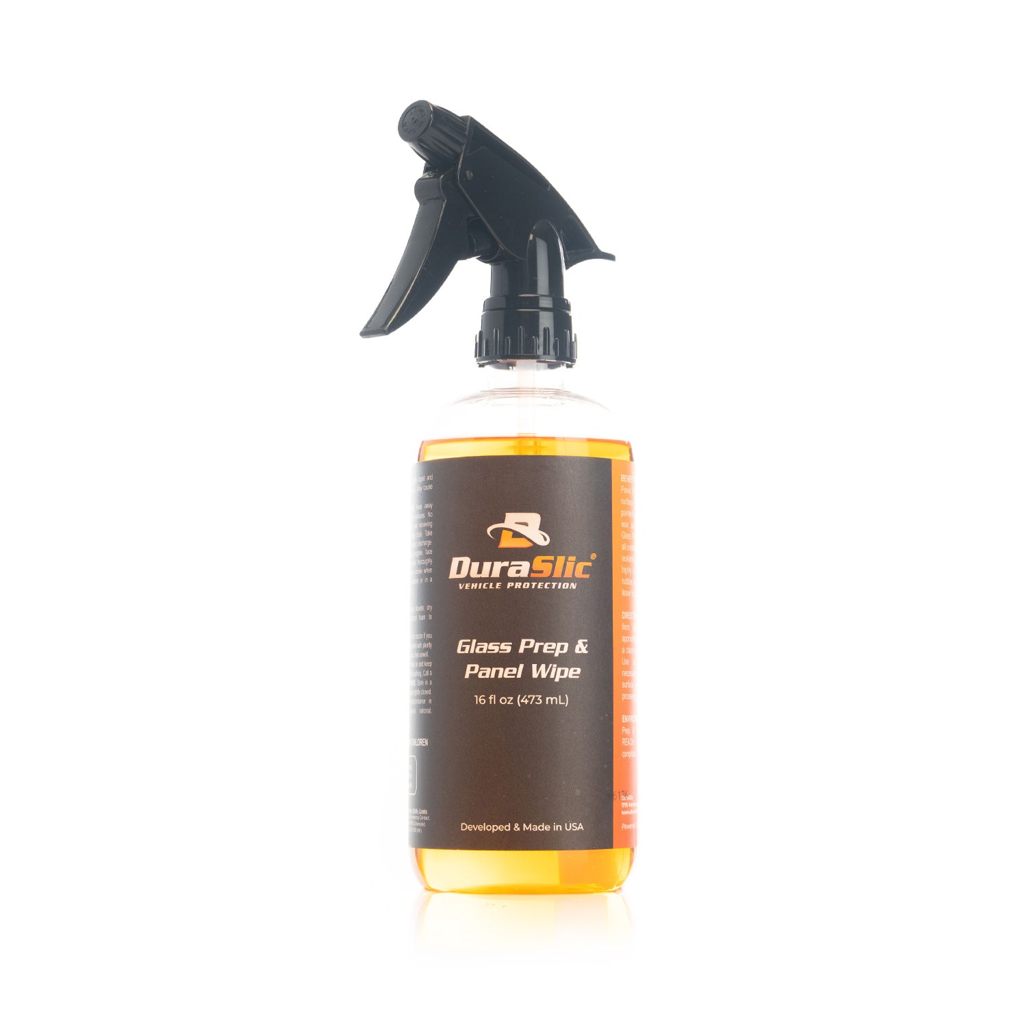 Duraslic Glass Prep & Panel Wipe 16 ounce bottle on a white background