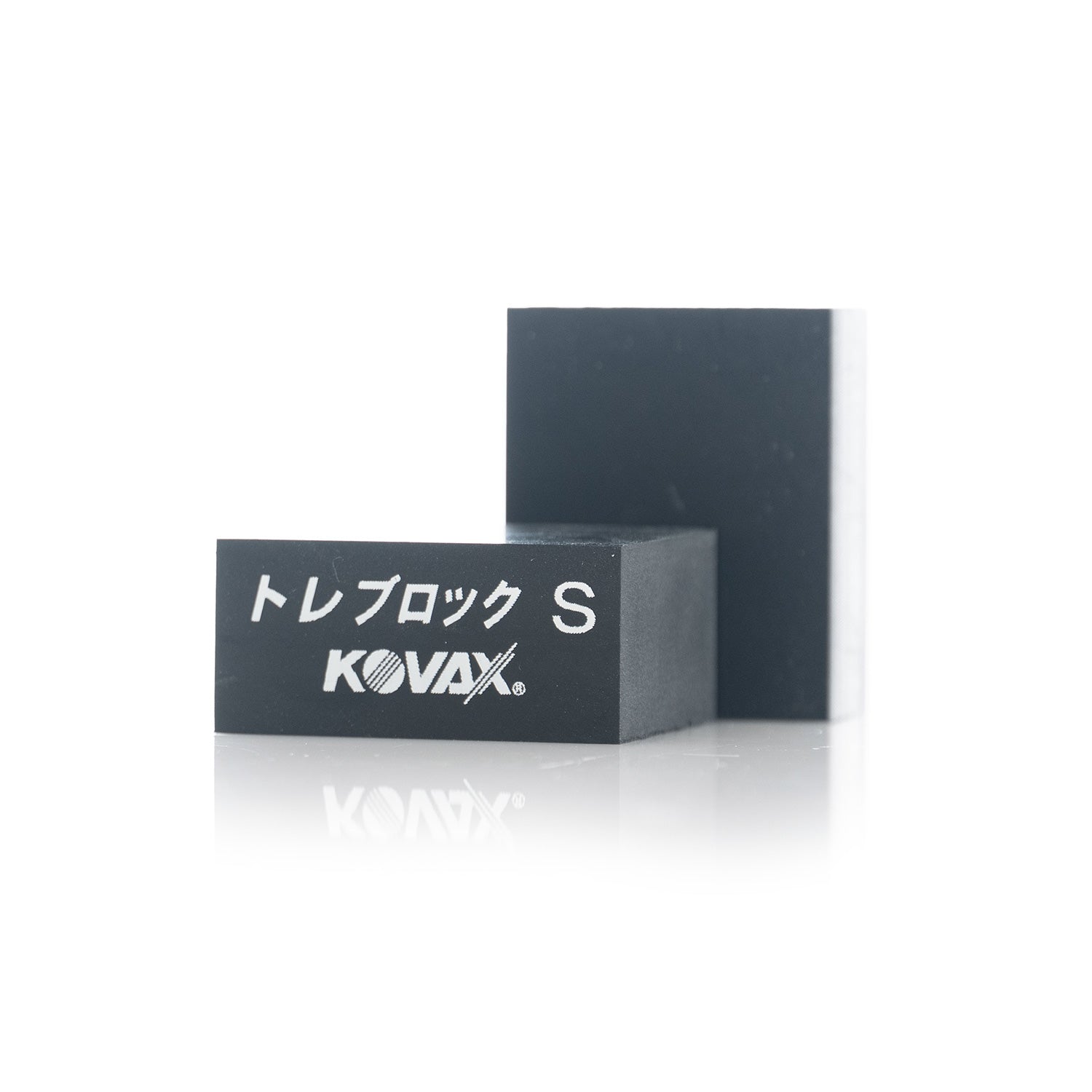 Black KOVAX toleblocks with Japanese text on a white background