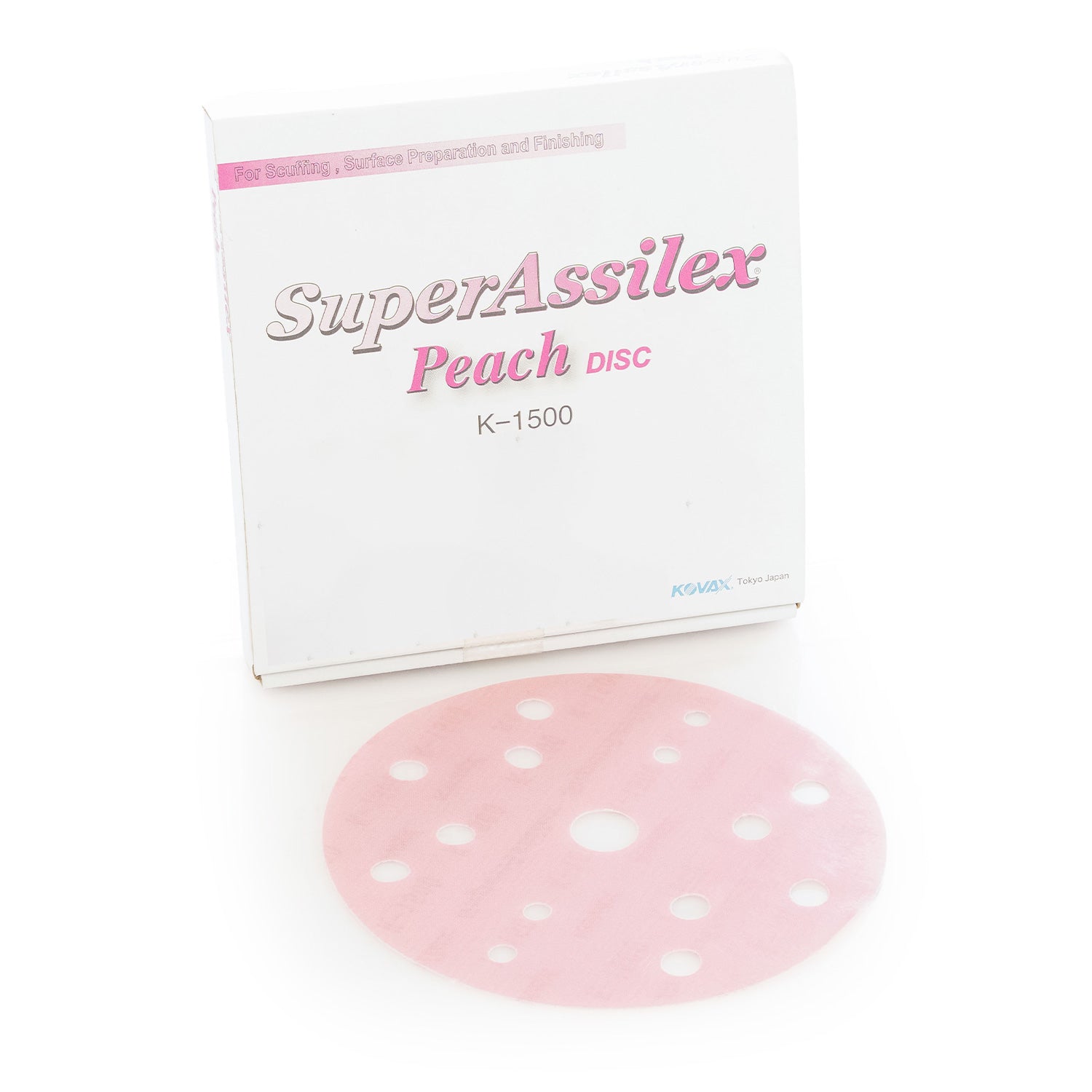 Kovax Super Assilex disc with K-1500 packaging on a white background