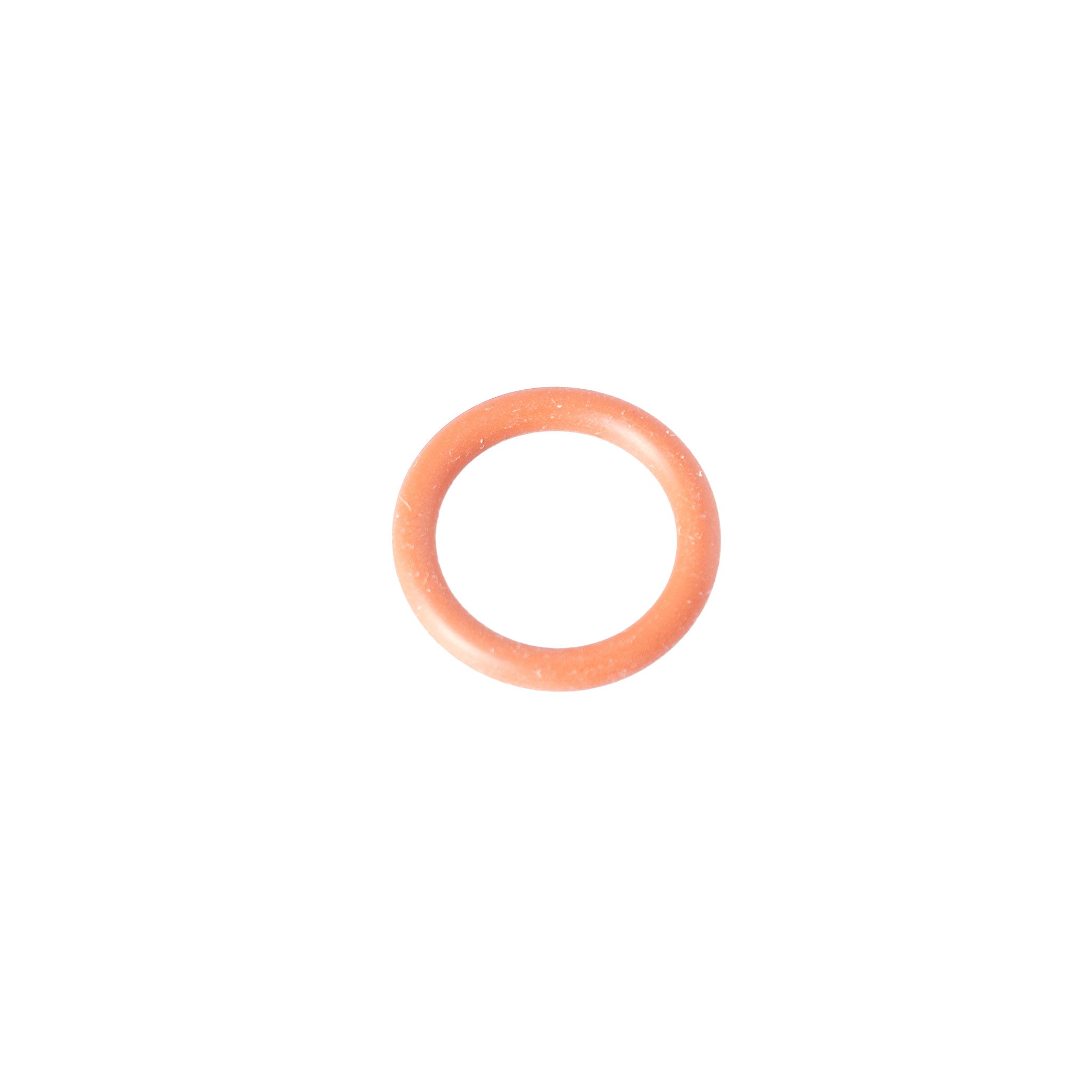 High temperature Red O-ring on a white background
