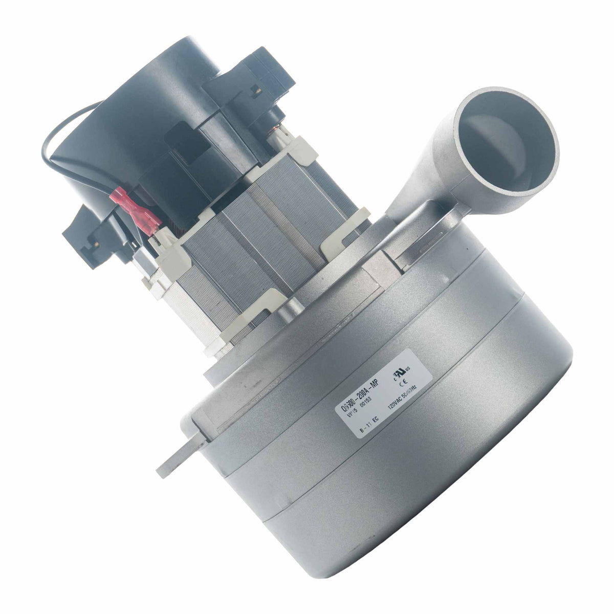 mytee c302LA vacuum motor for carpet extractors on a white background