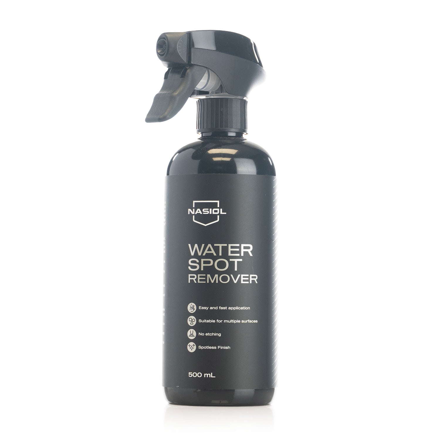 Nasiol Water Spot Remover Spray Bottle on a white background