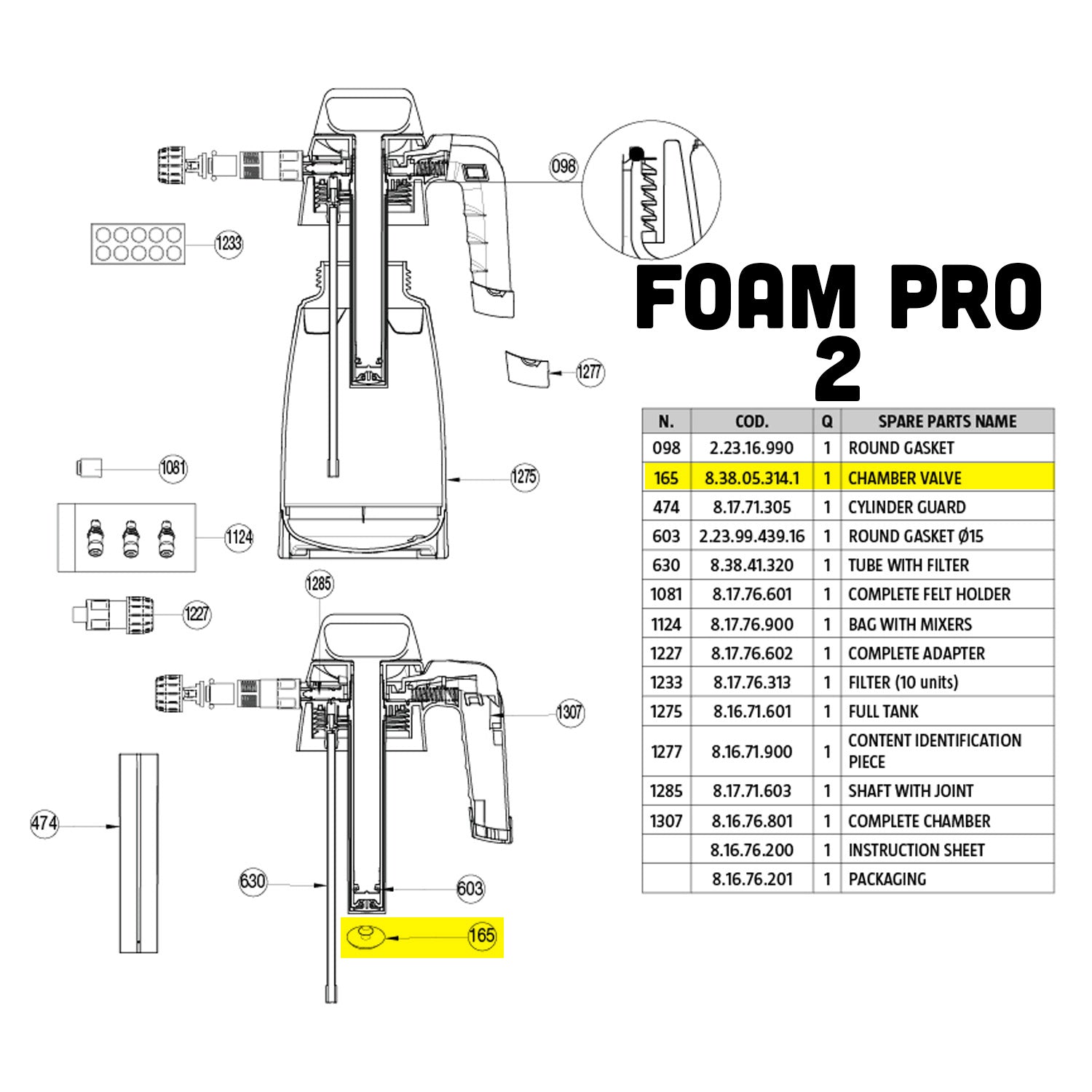 foam-pro-2-165-part-guide