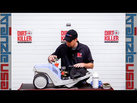How to Change Oil in Kranzle Pressure Washers Video on Youtube