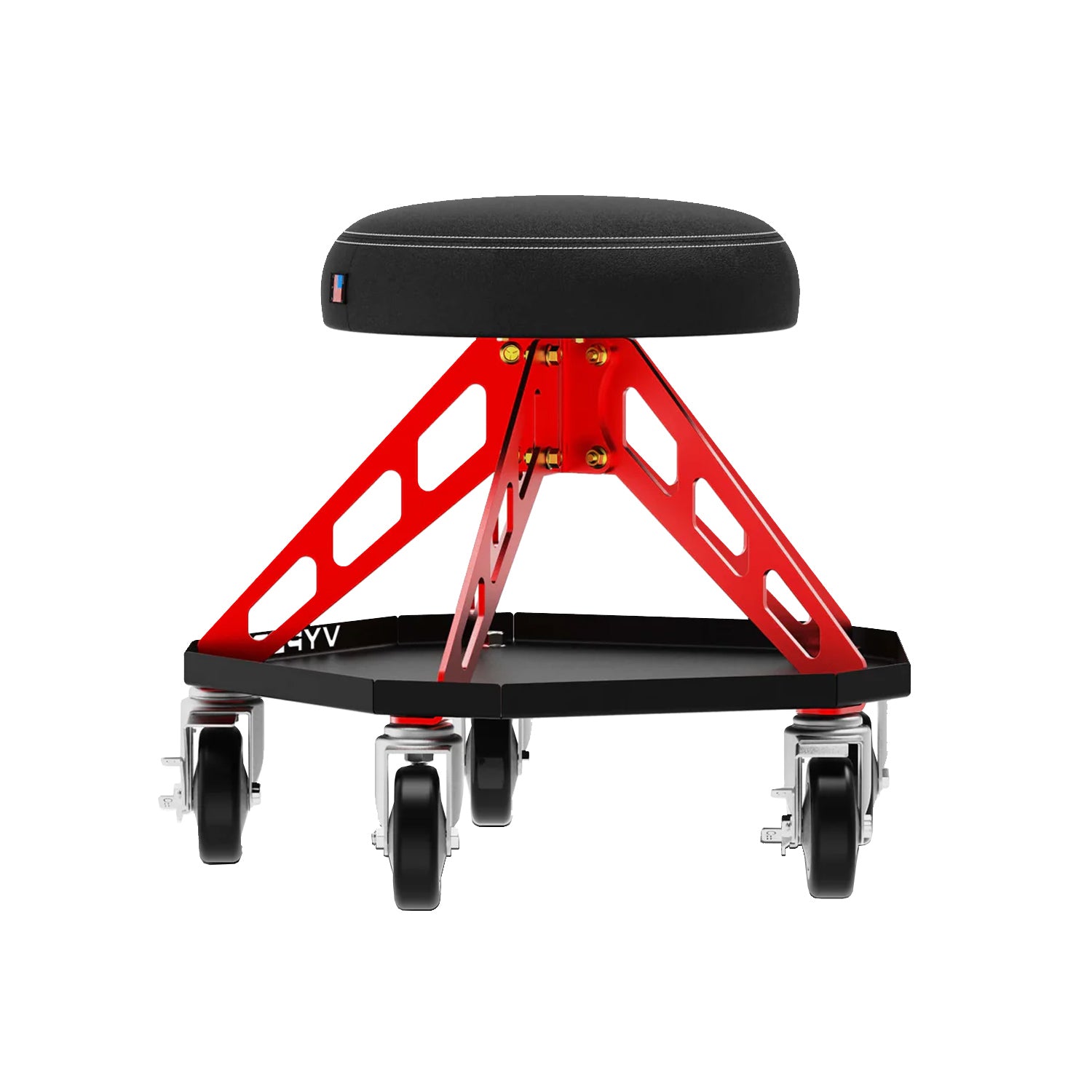 Red Detailing Stool