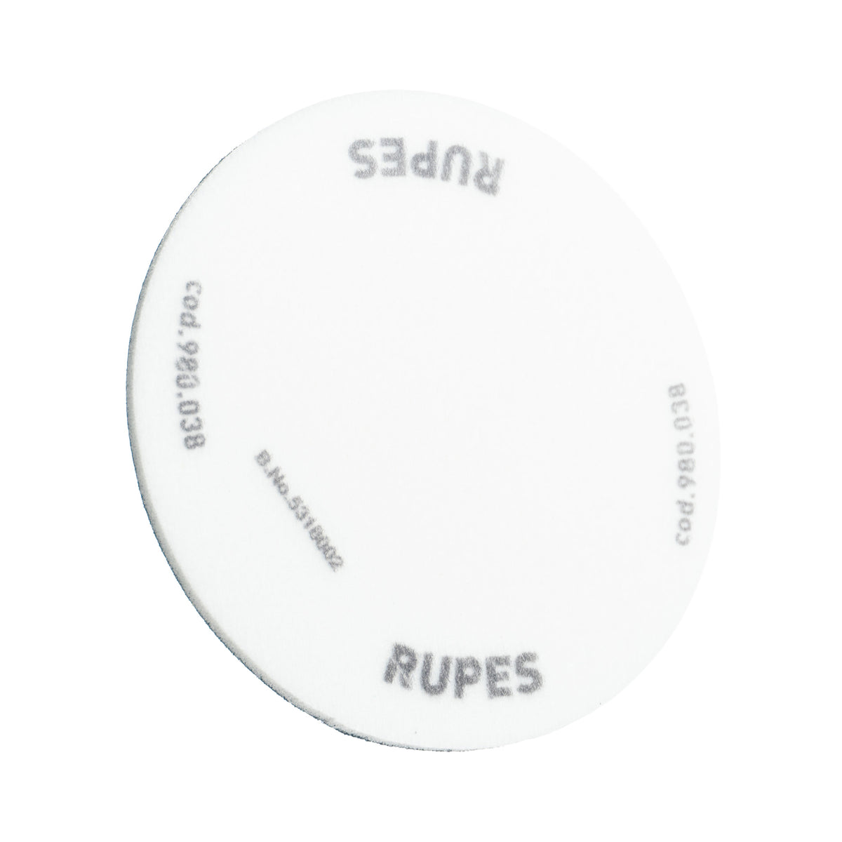 RUPES 980.038 5 inch 7mm no hole foam interface pad for solid abrasive discs