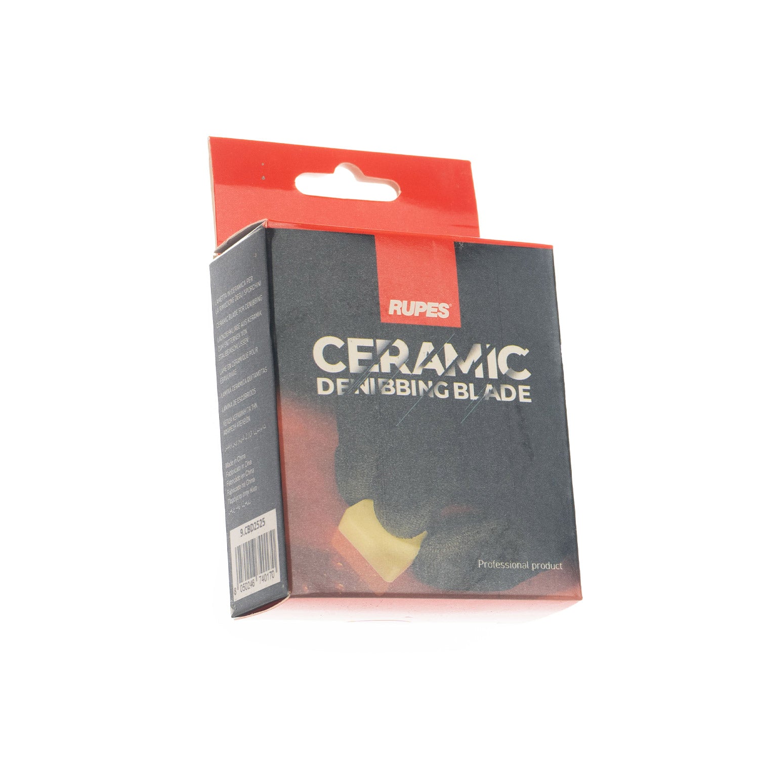 Rupes Ceramic Denibbing Blade packaging on a white background