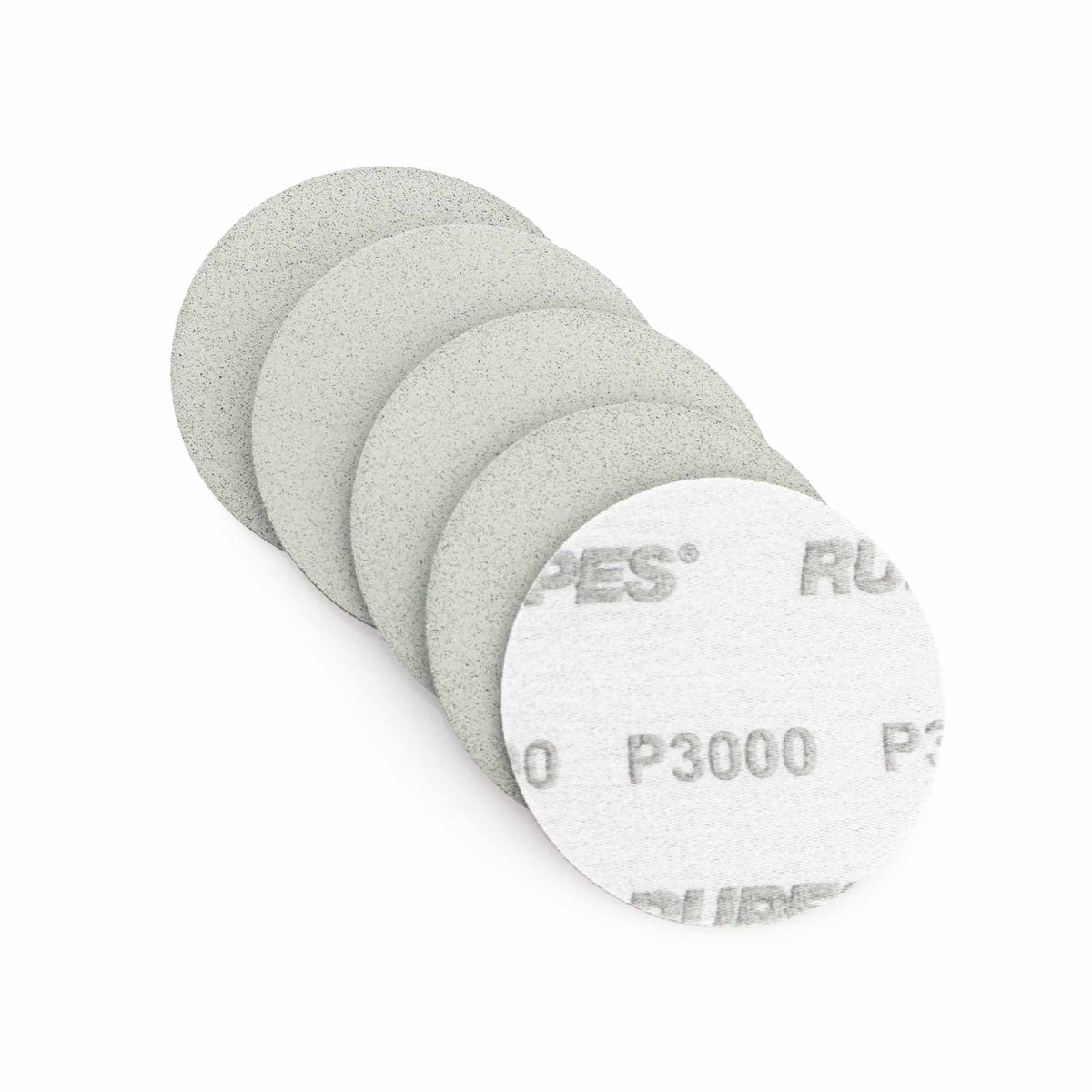 RUPES WetFinish 9.45TE3000 P3000 wet sanding discs, 3 inch 75mm foam backed