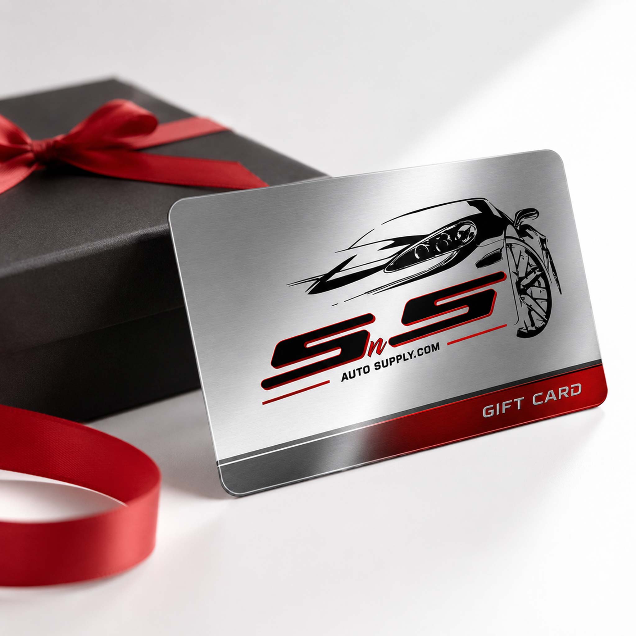 SNS gift card photoshoot with gift card box