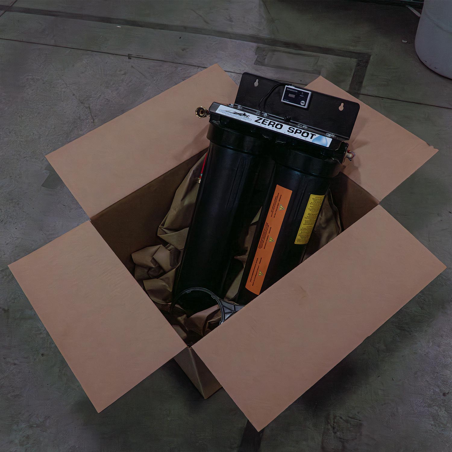 zero spot water system in a box