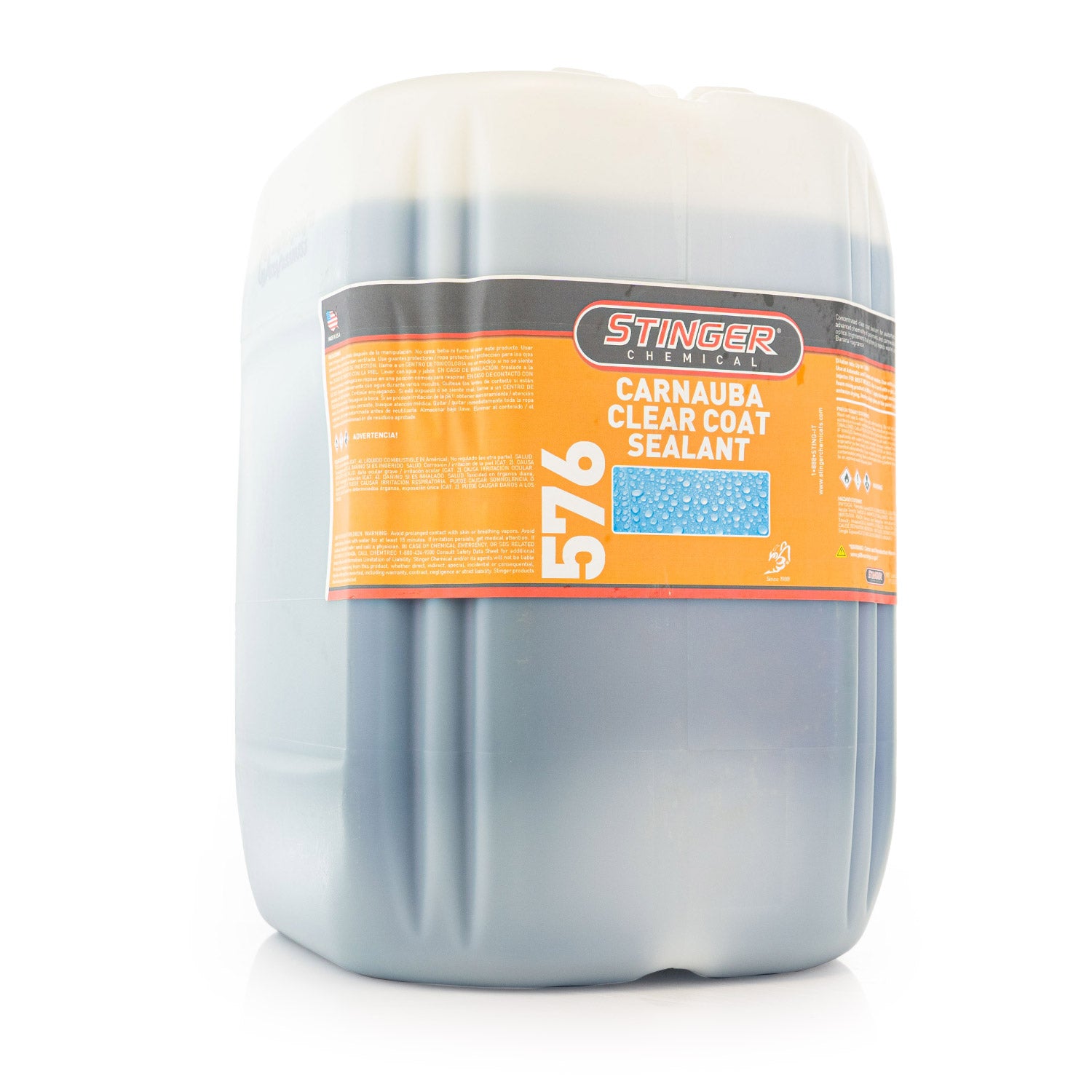 Carnauba Clear Coat Drying Agent 5 Gallon Pail on a white background