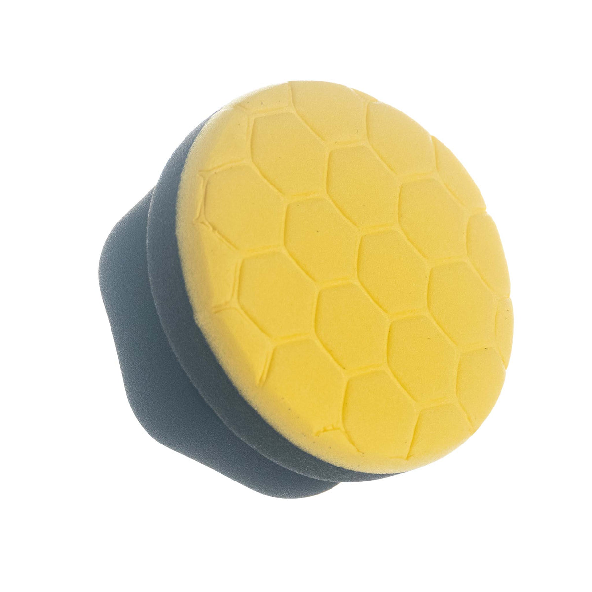 Stinger ST-A-TFP hex pad tire dressing applicator with yellow hex foam face and grip back