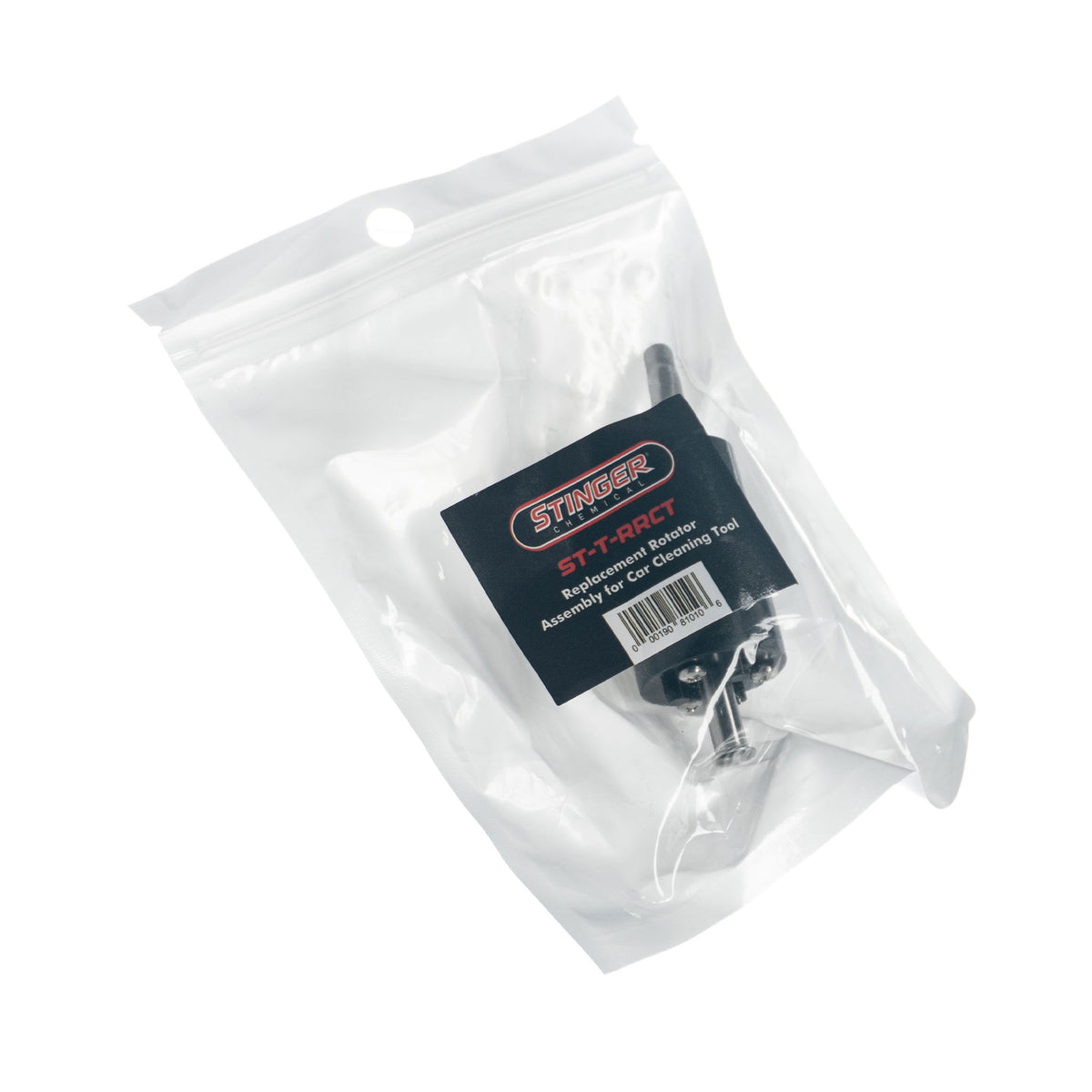 Stinger chemical twister rotation assembly package on a white background