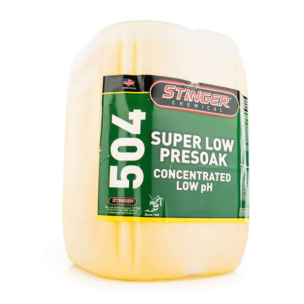 Super Concentrated Low pH Presoak - Stinger Chemical 504