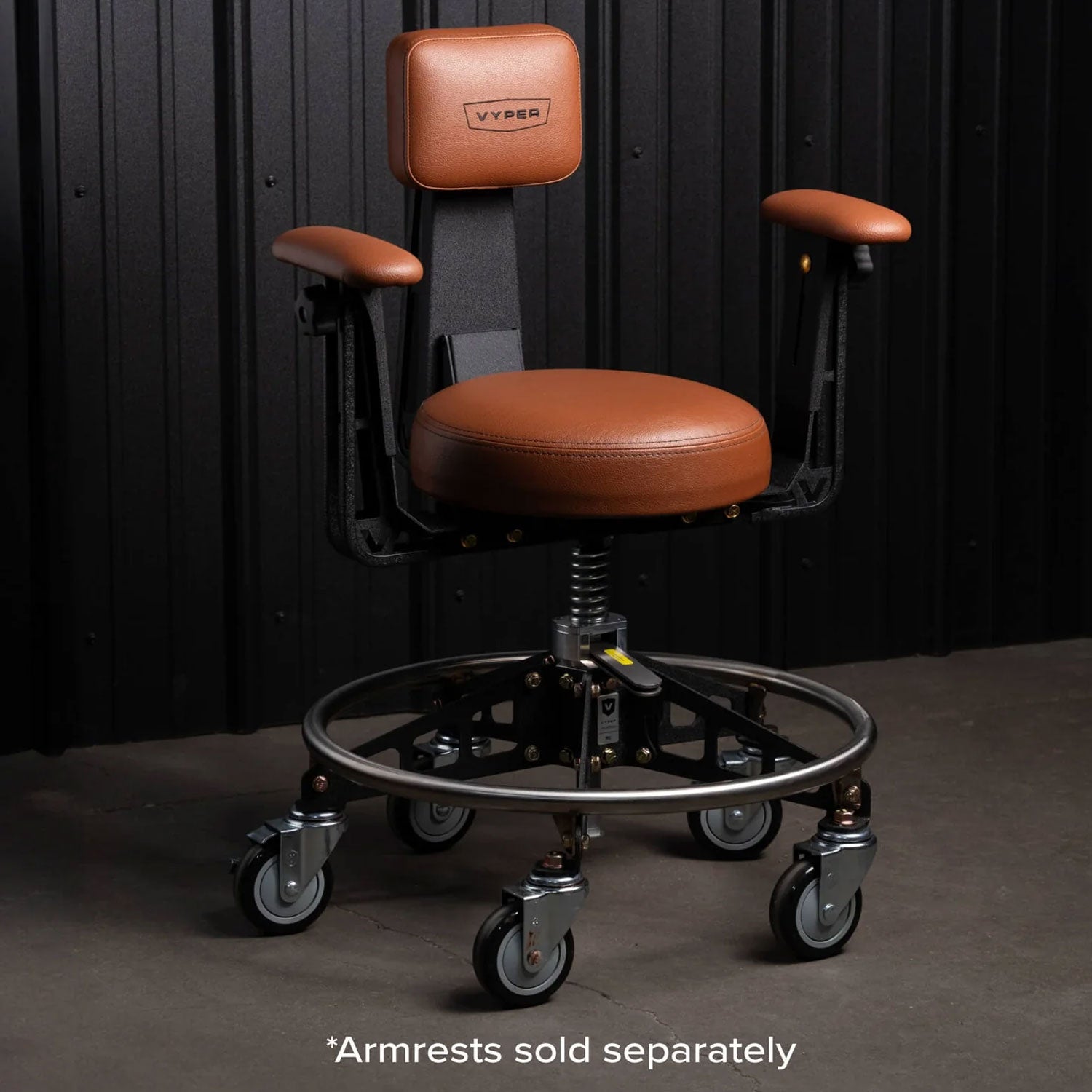 vyper adjustable backrest on a chair in the shop