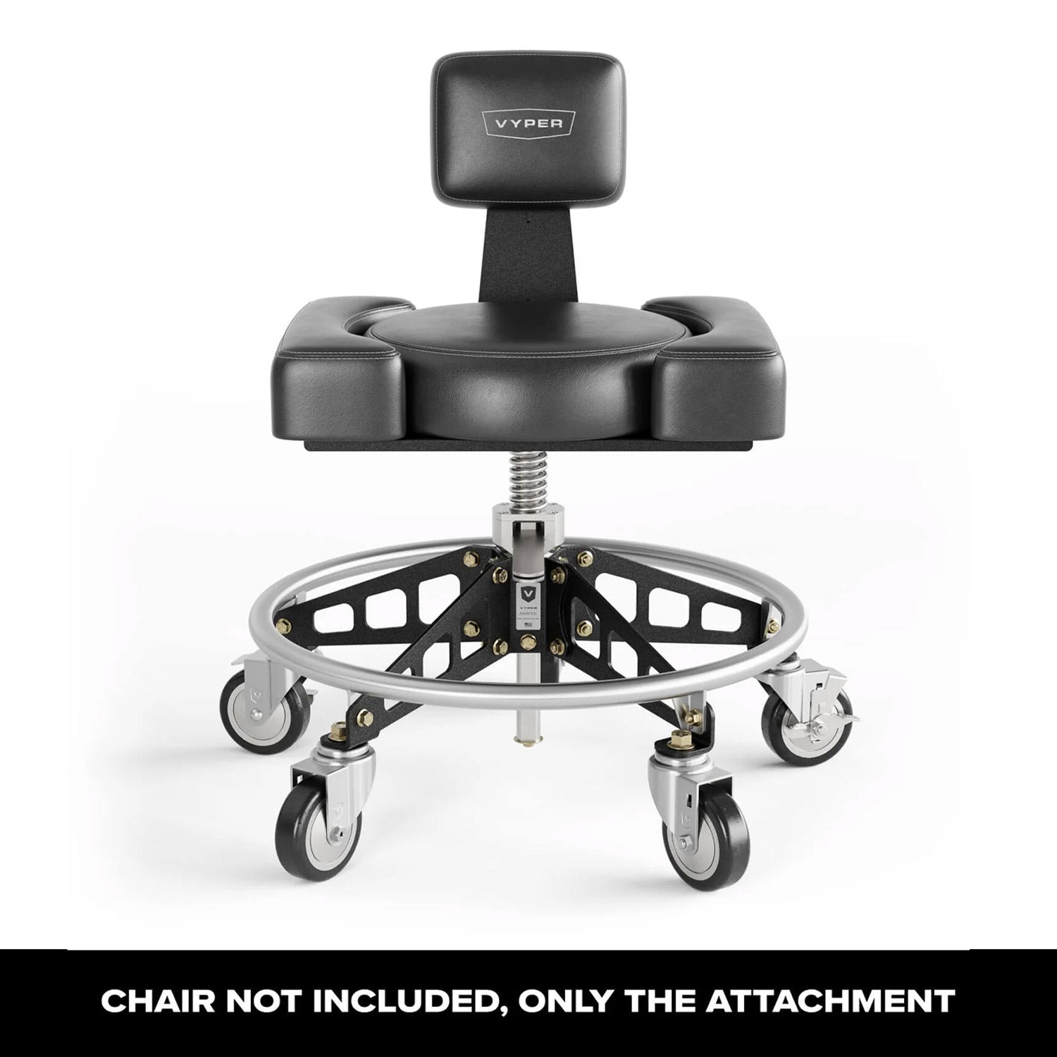 vyper big boy chair attachment on a vyper chair with a white background