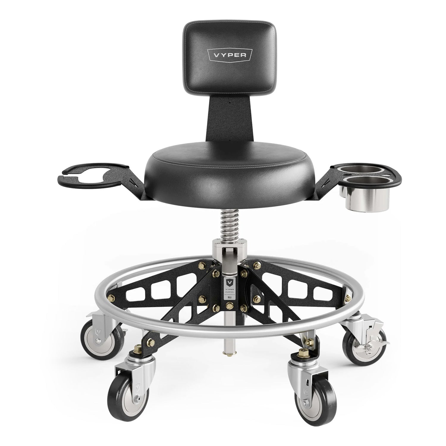 vyper black sidekick attachment installed on a chair